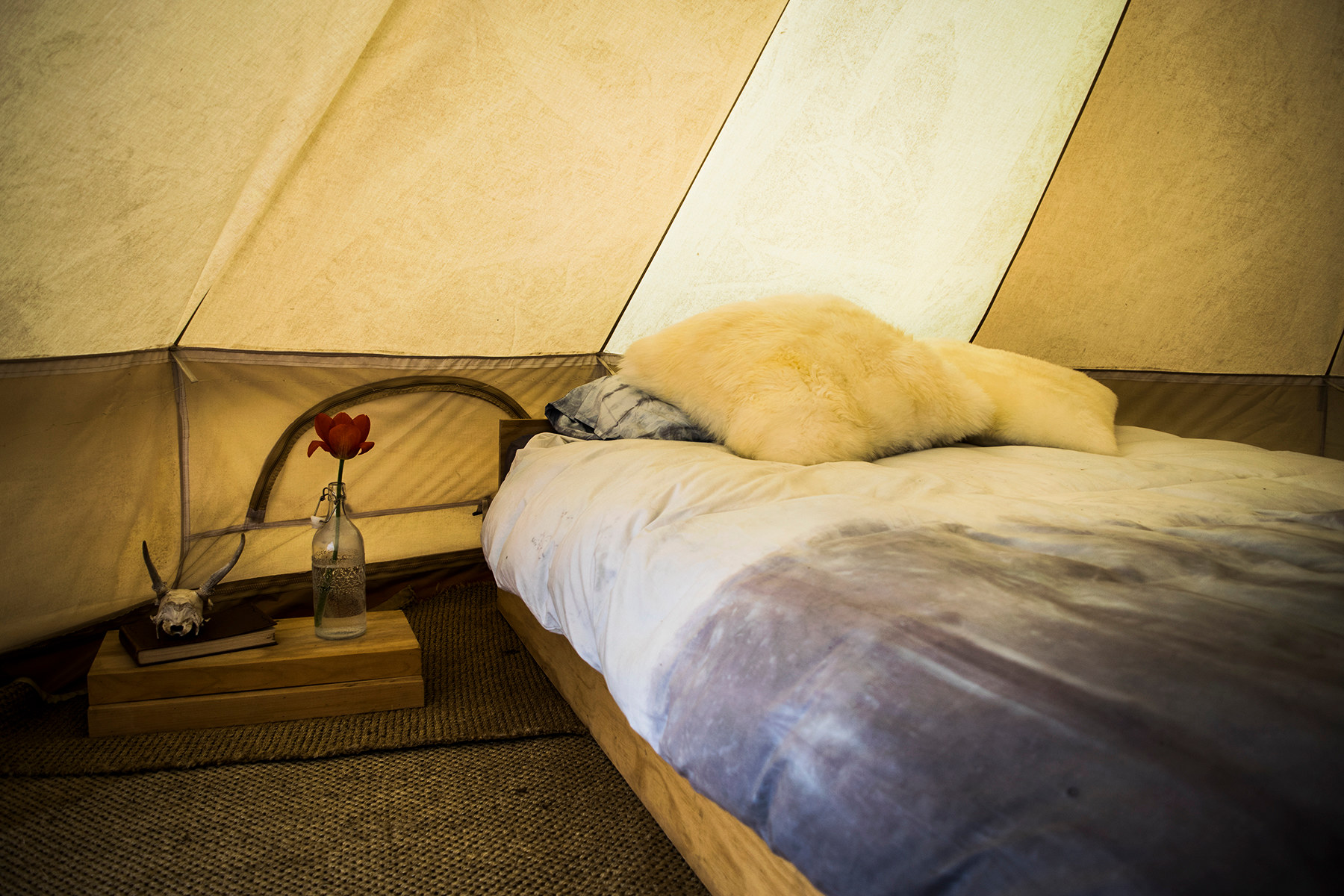 Super comfortable bed.