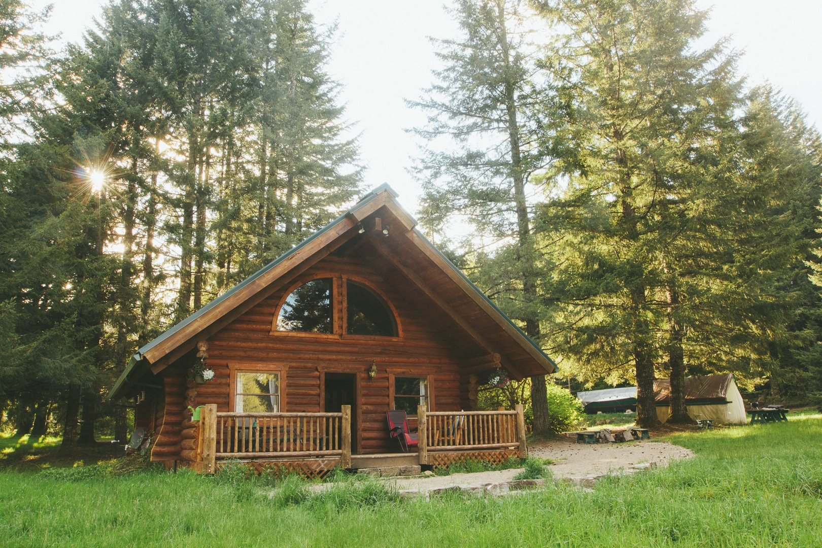 The cabin