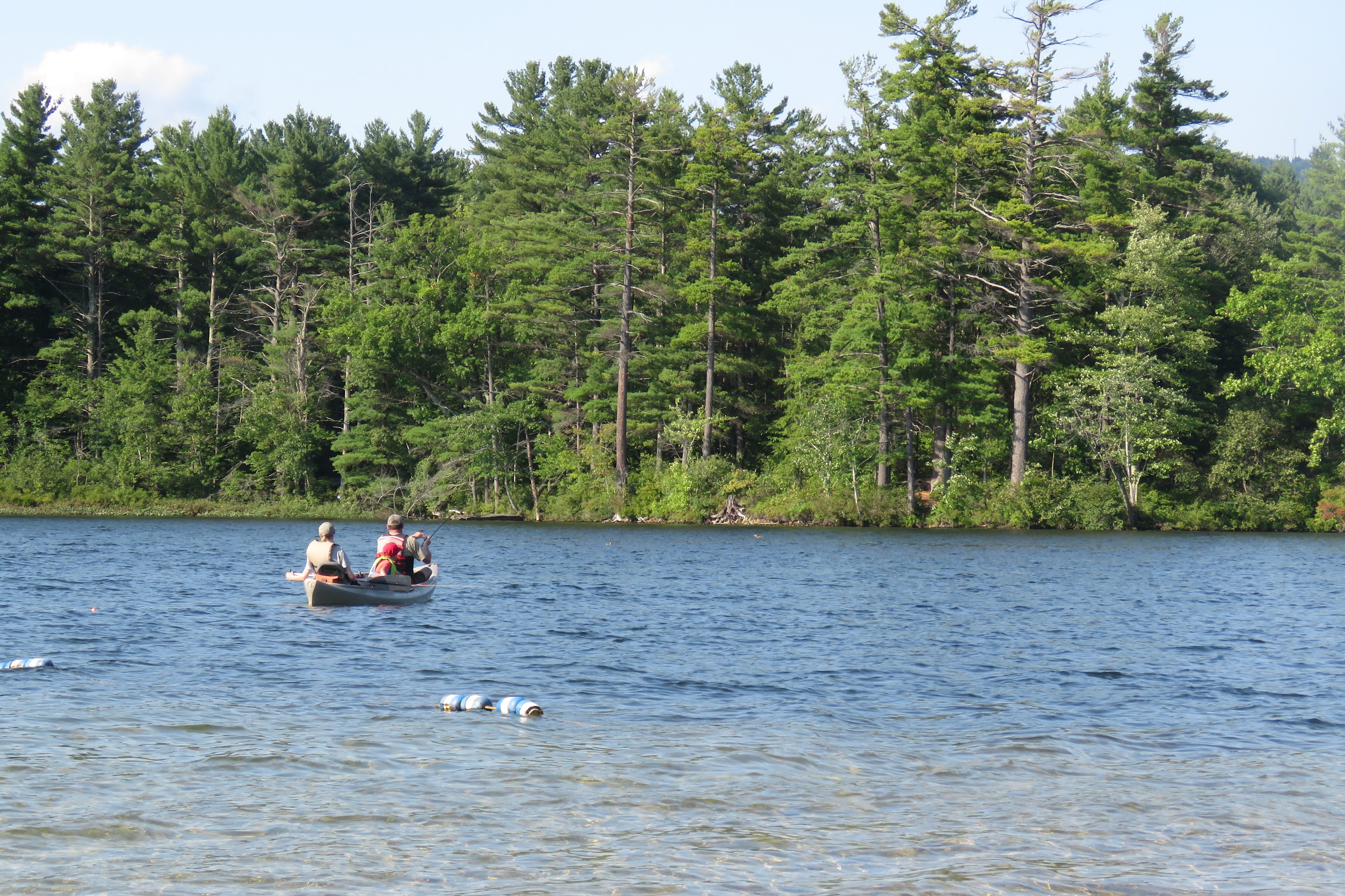 Fishing on Otter Lake @ Greenfield State Park