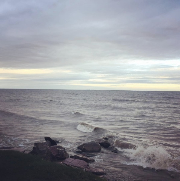 Looking across to Toronto...