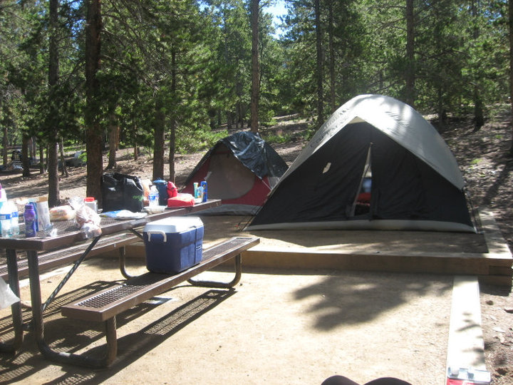 large sites can fit a 3- and 4-person tent