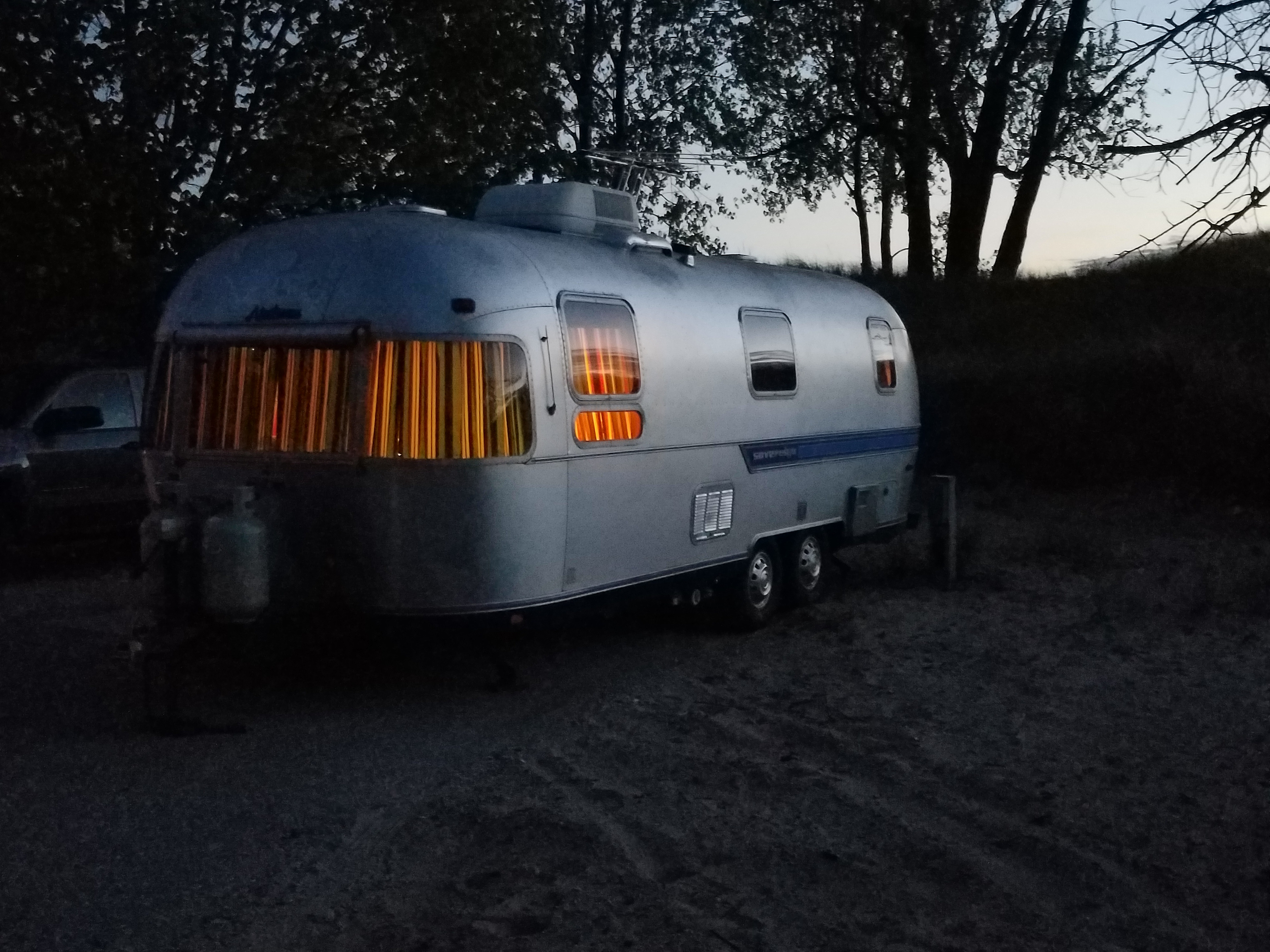 Take a short hike up the trail from the northeast of the campground for a view from overlook toward Pentwater Harbor entrance.