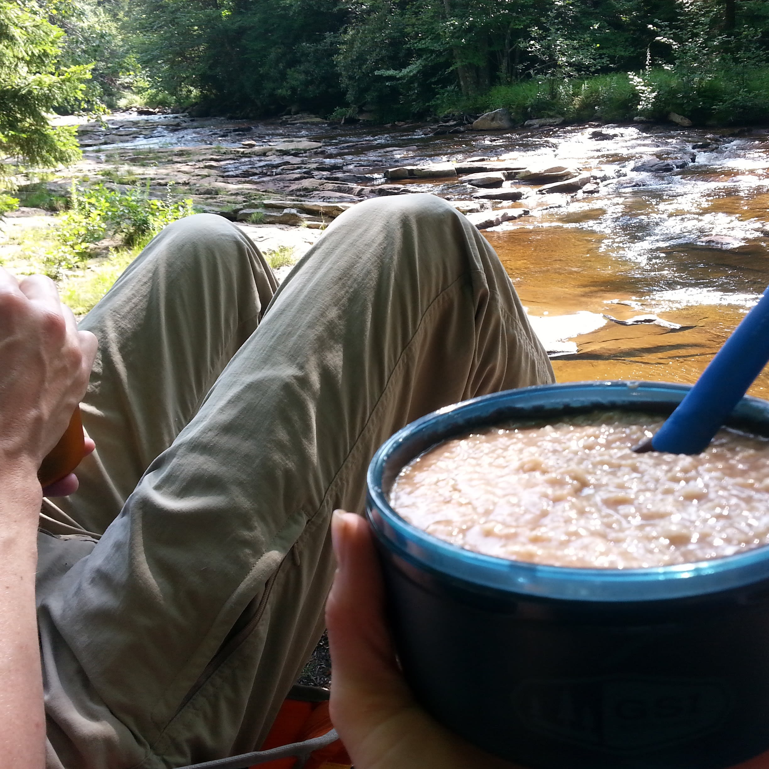 Campsites right on the river!