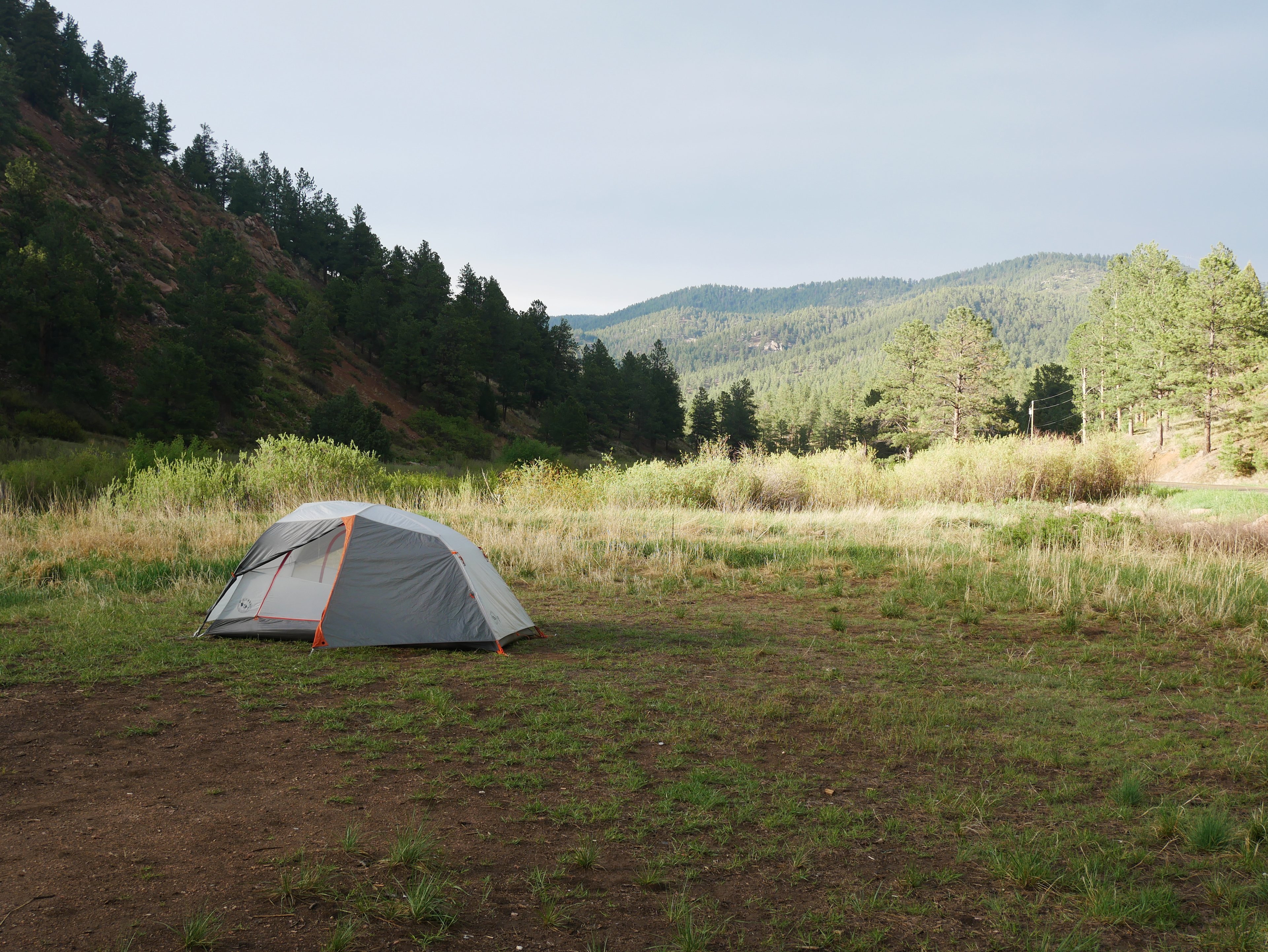 Site 13 on the very edge of camp. 