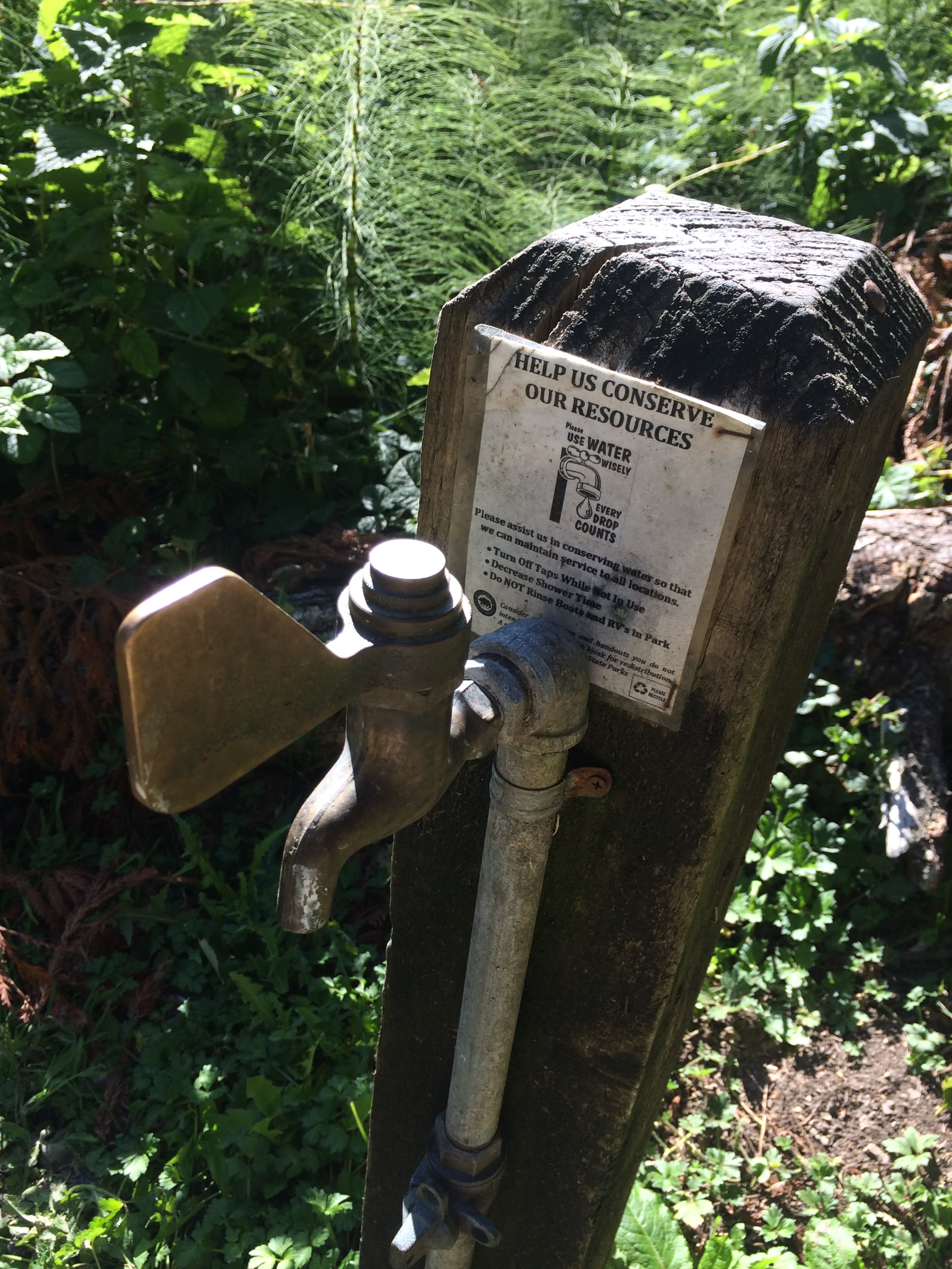 #25 has it's own potable water spigot.