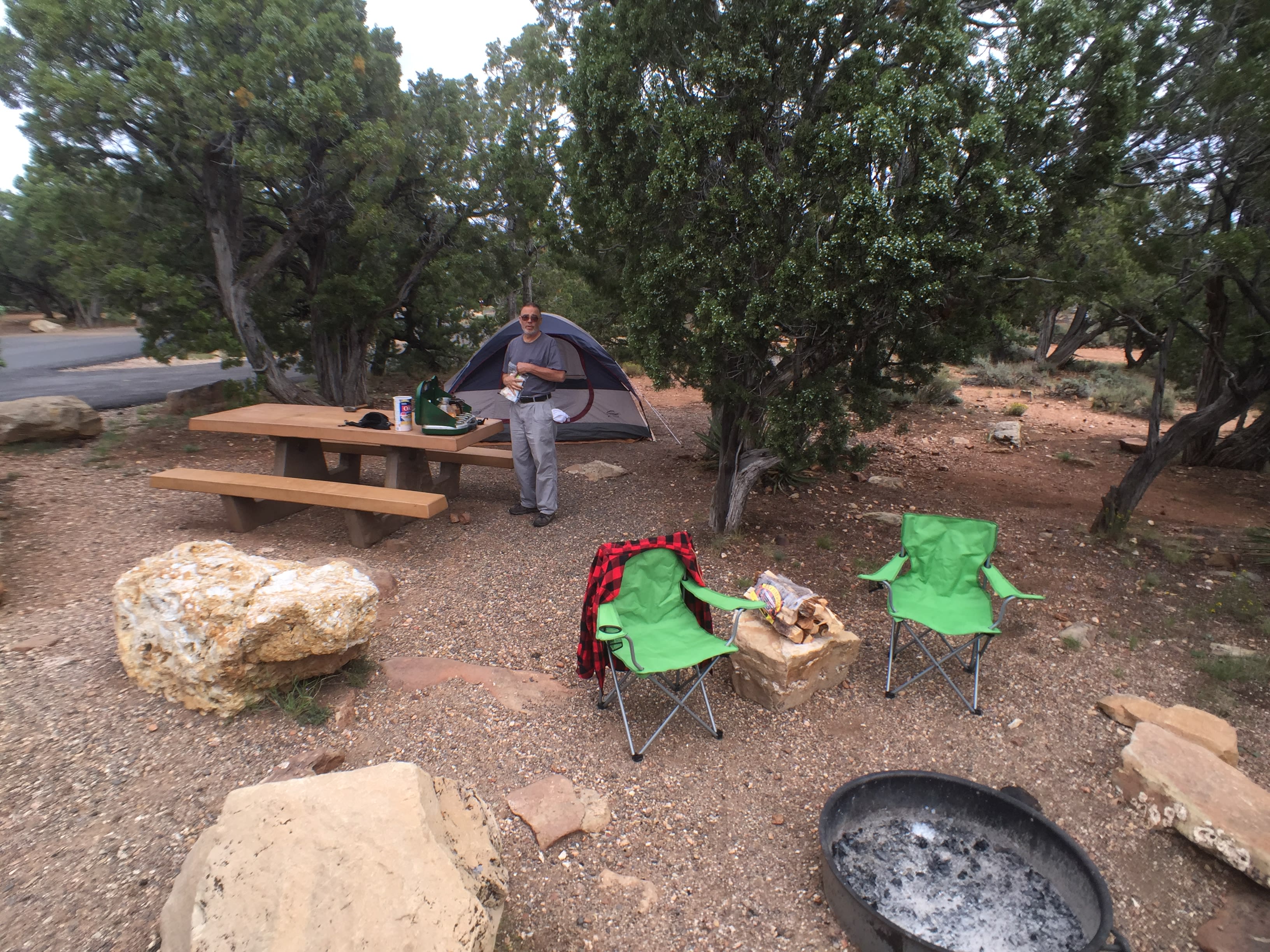 The campsites here are awesome. 