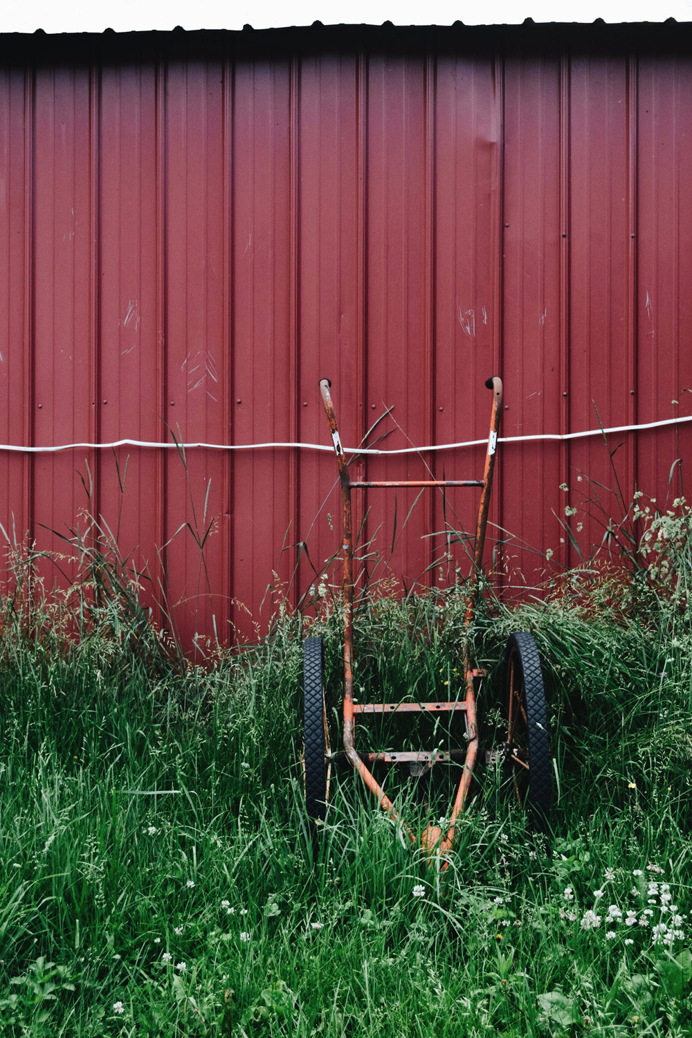 Detail of the barn