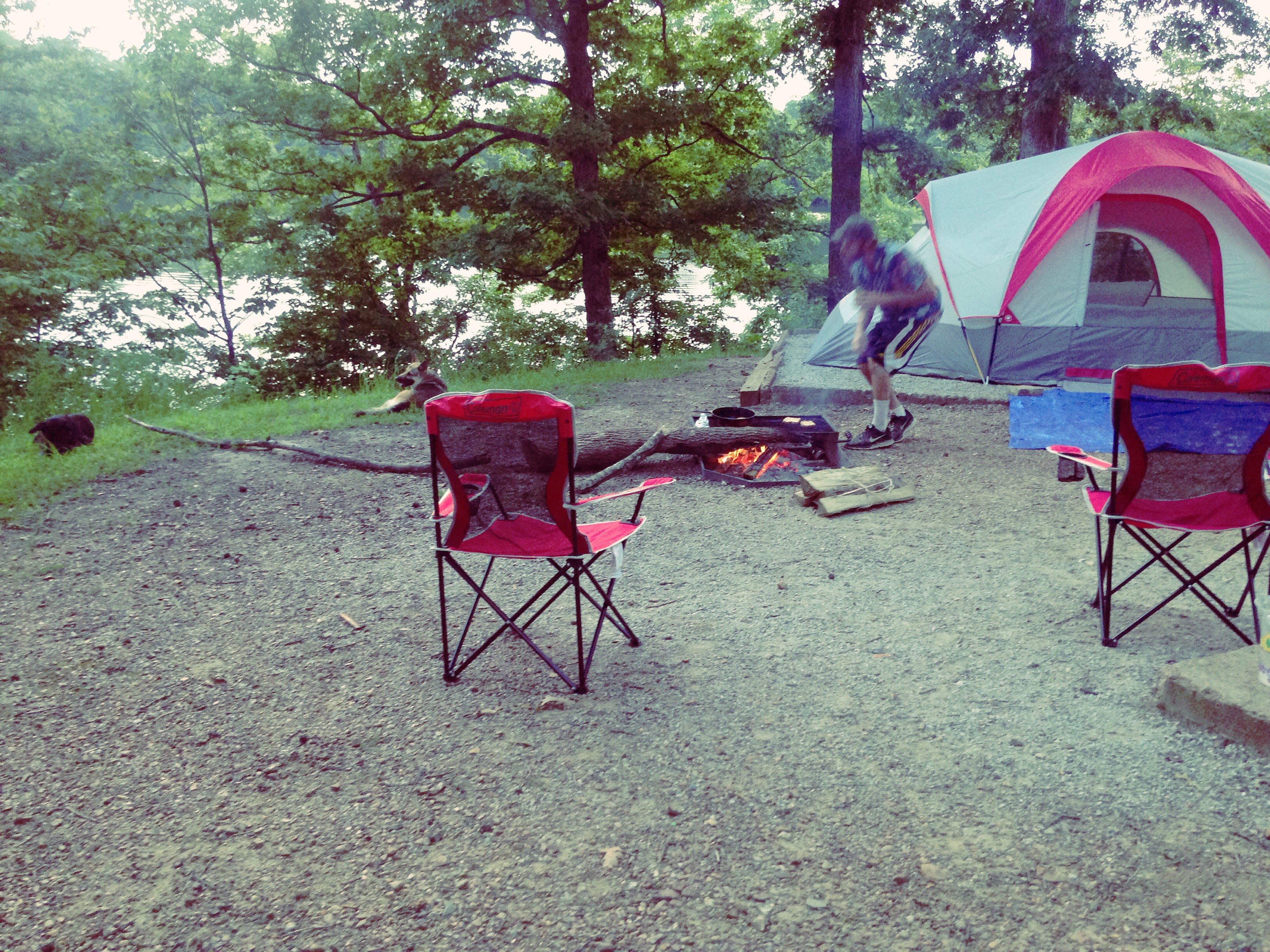 All of the campsites at Lone Pine are large, well-cared for, and are basically on the water.  