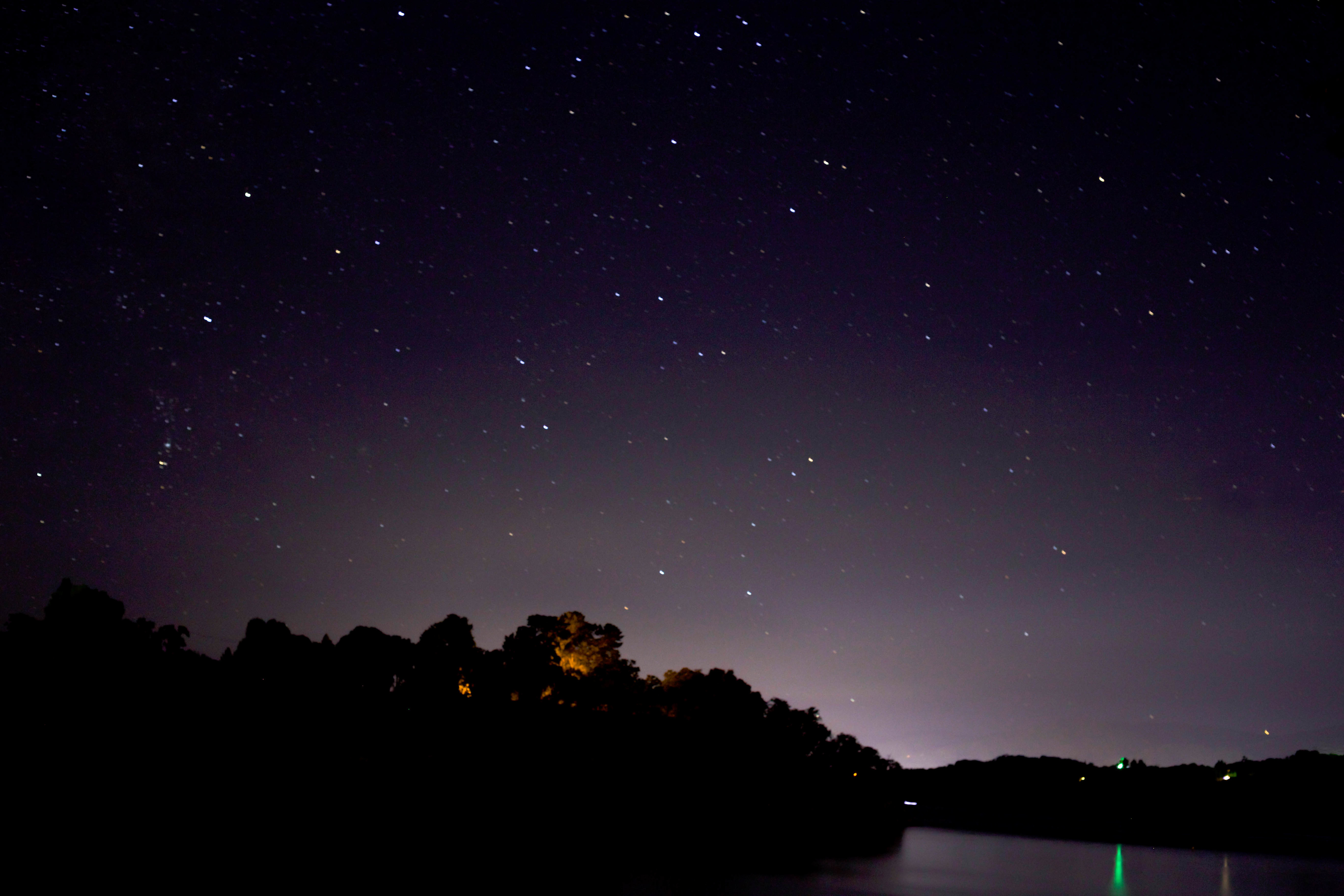 It's beautiful at night at the lake. Had the whole lake to ourselves.