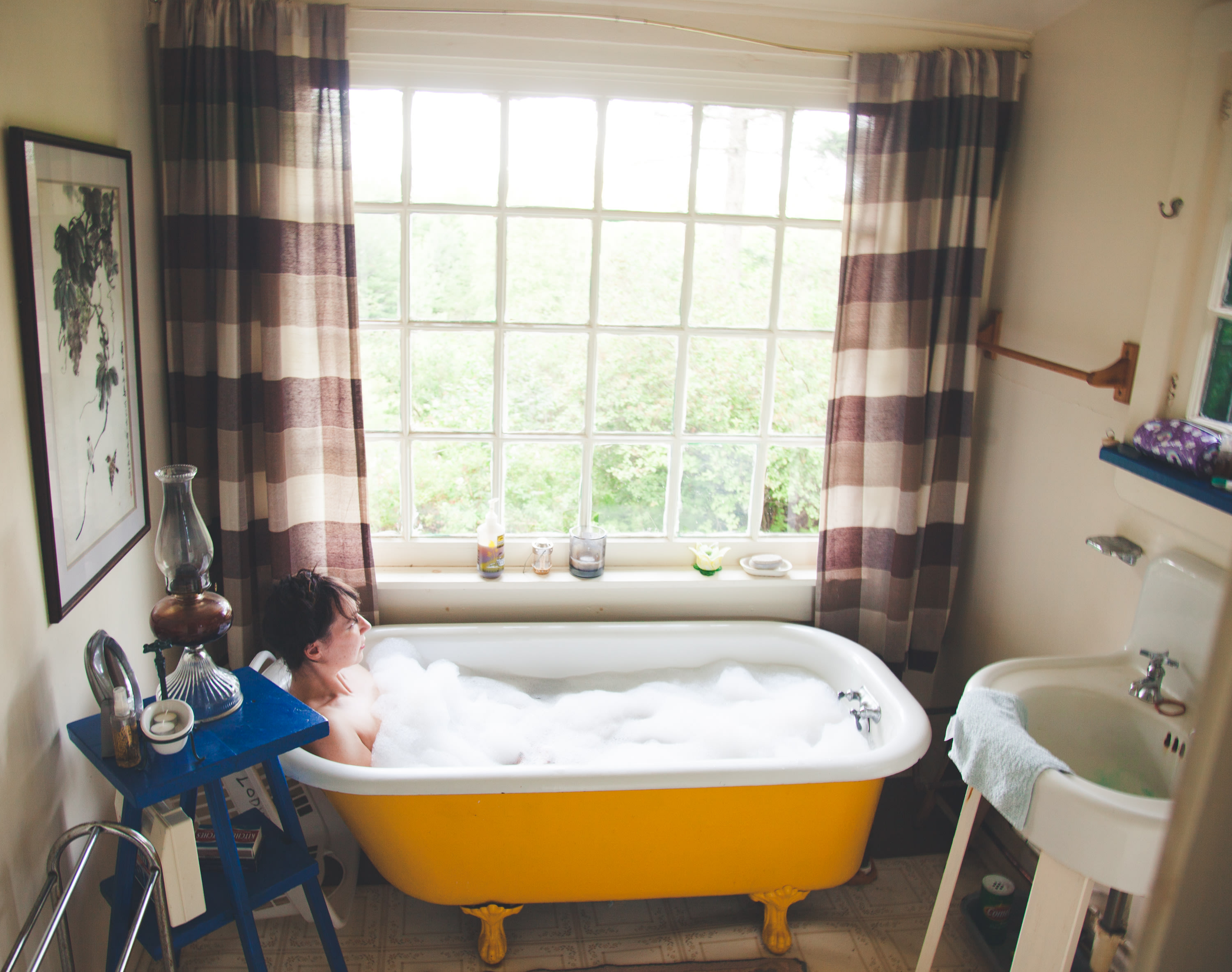 Bubble bath with a view :)  This was my favorite.