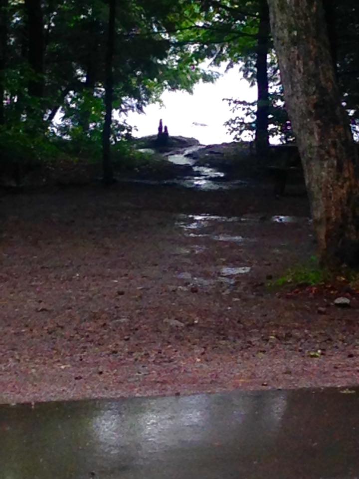 It stayed wet, but the location is beautiful. Loved my time out there.