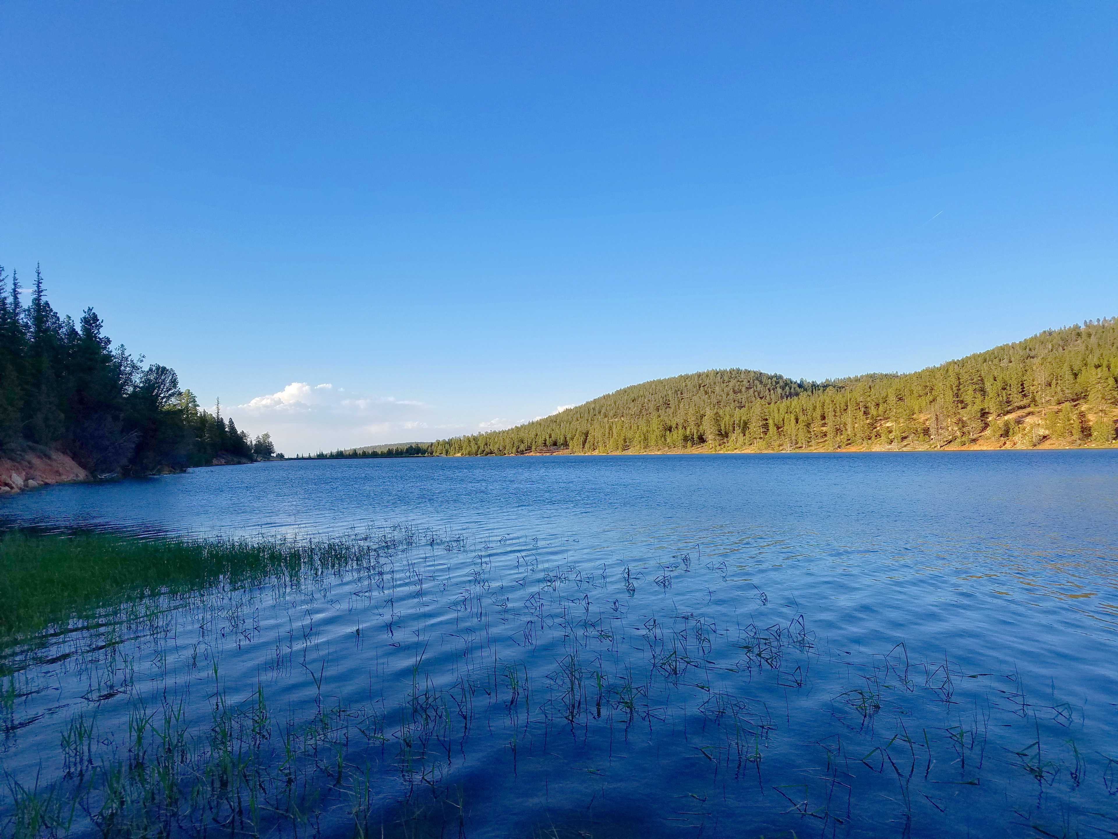 A walk down to Tropic Reservoir is a relaxing way to end the day.