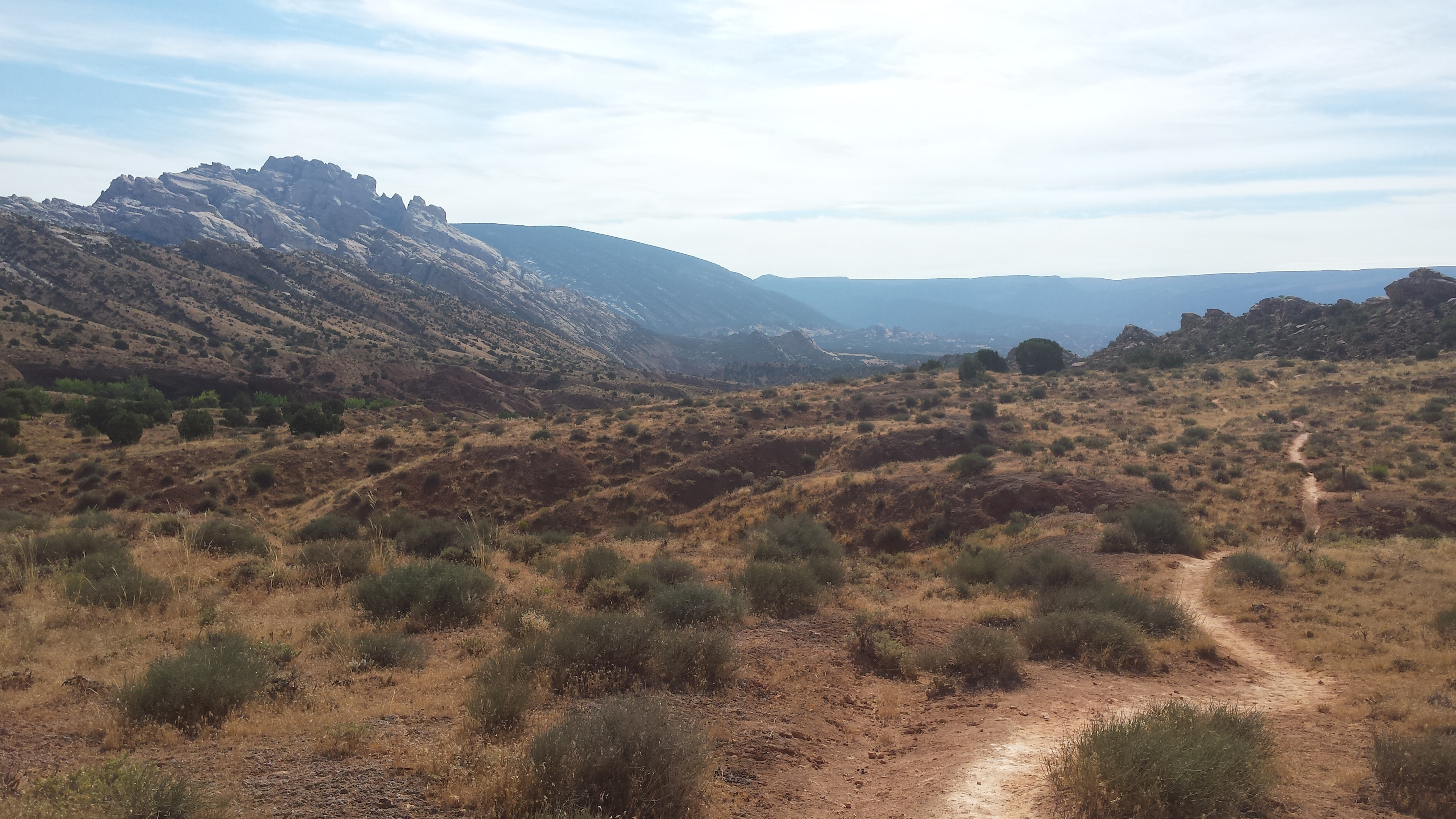 The Desert Voices trail. beginning @ 2-miles from the Green River Campground.