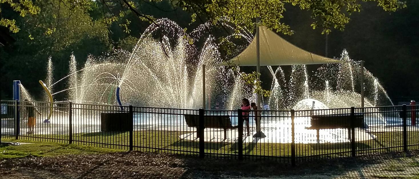 The only splash pad in a SC State Park!