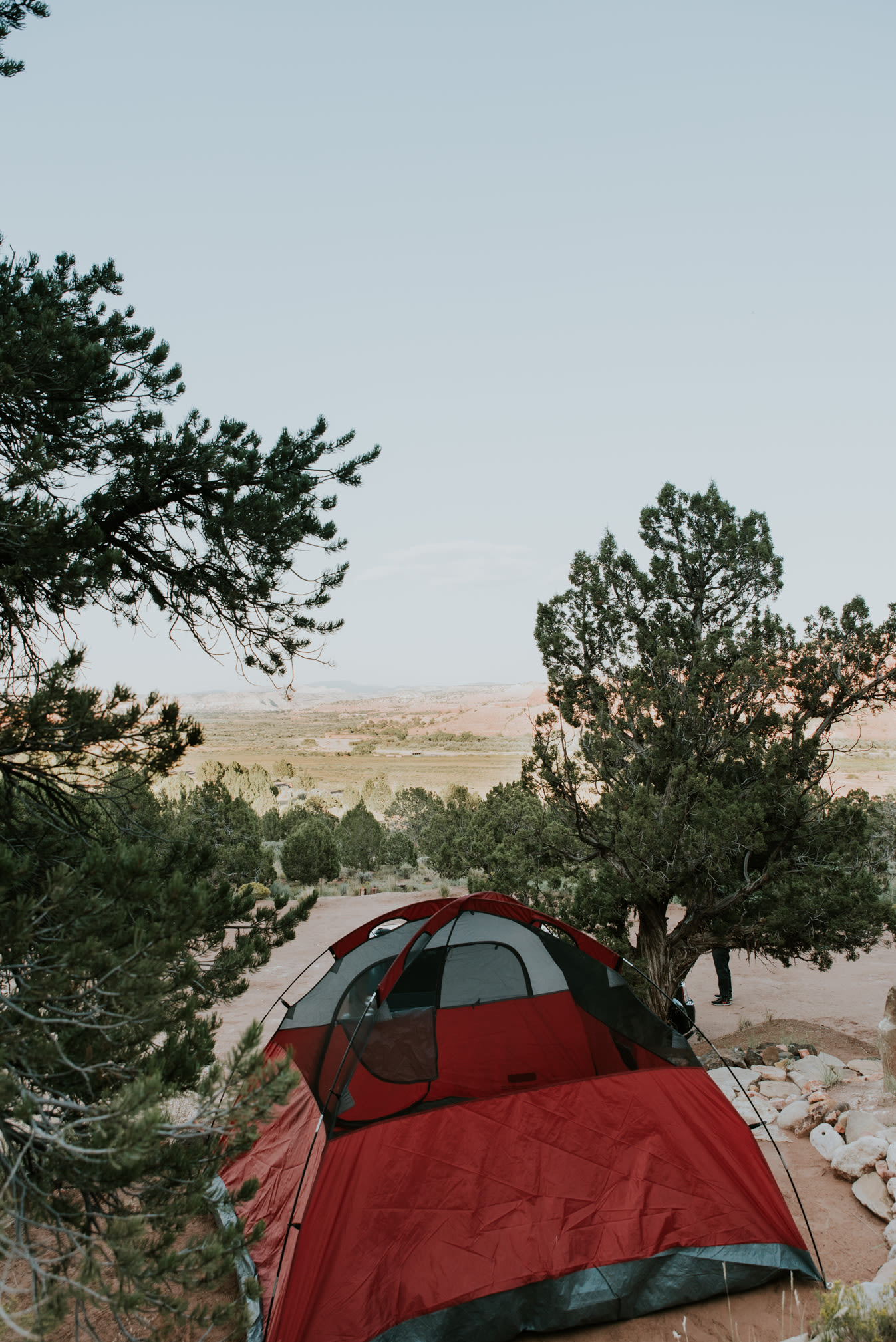 The view from our tent was amazing