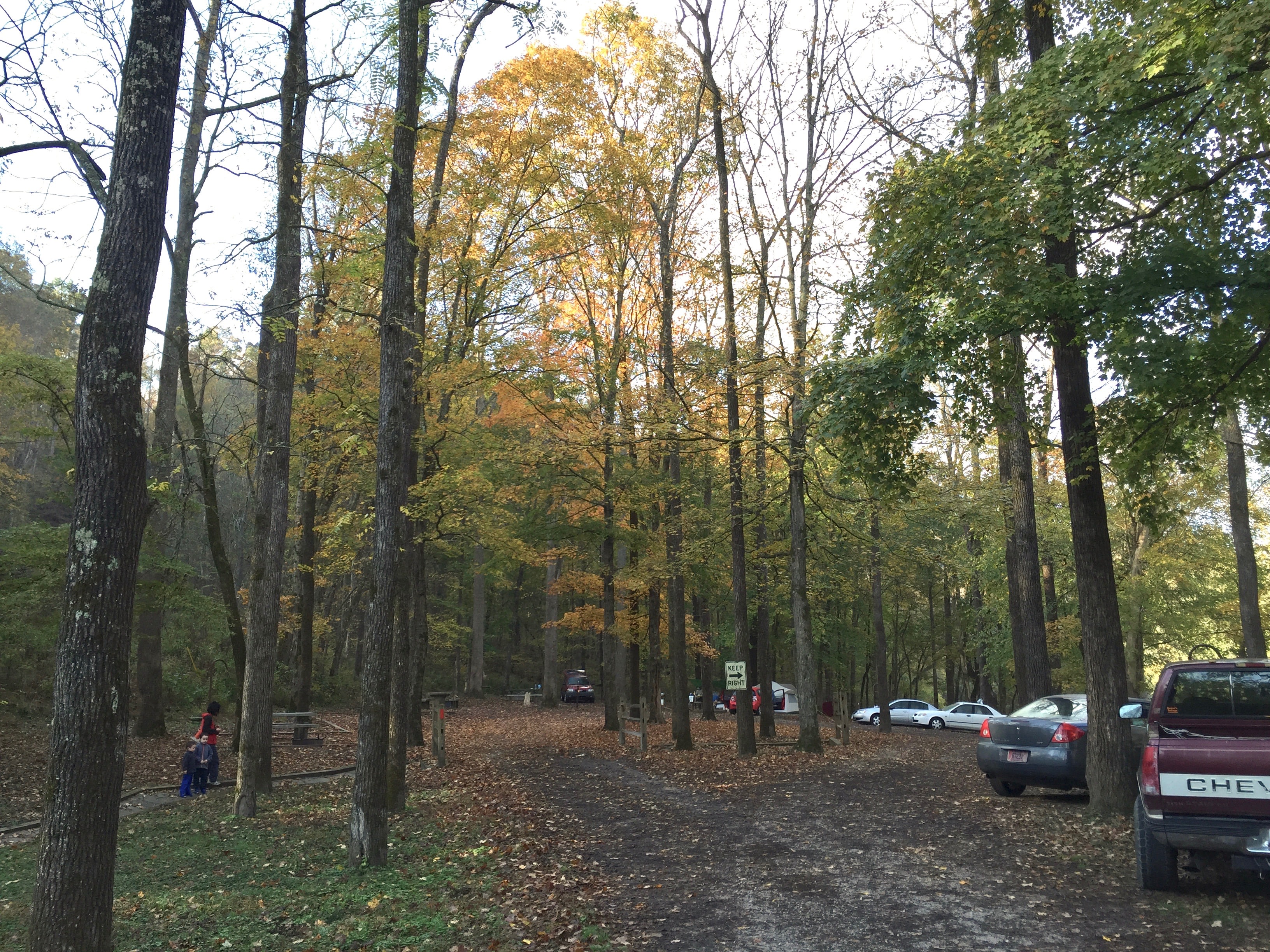 Overall view of Campground.  It was a busier day, but still relatively quiet.