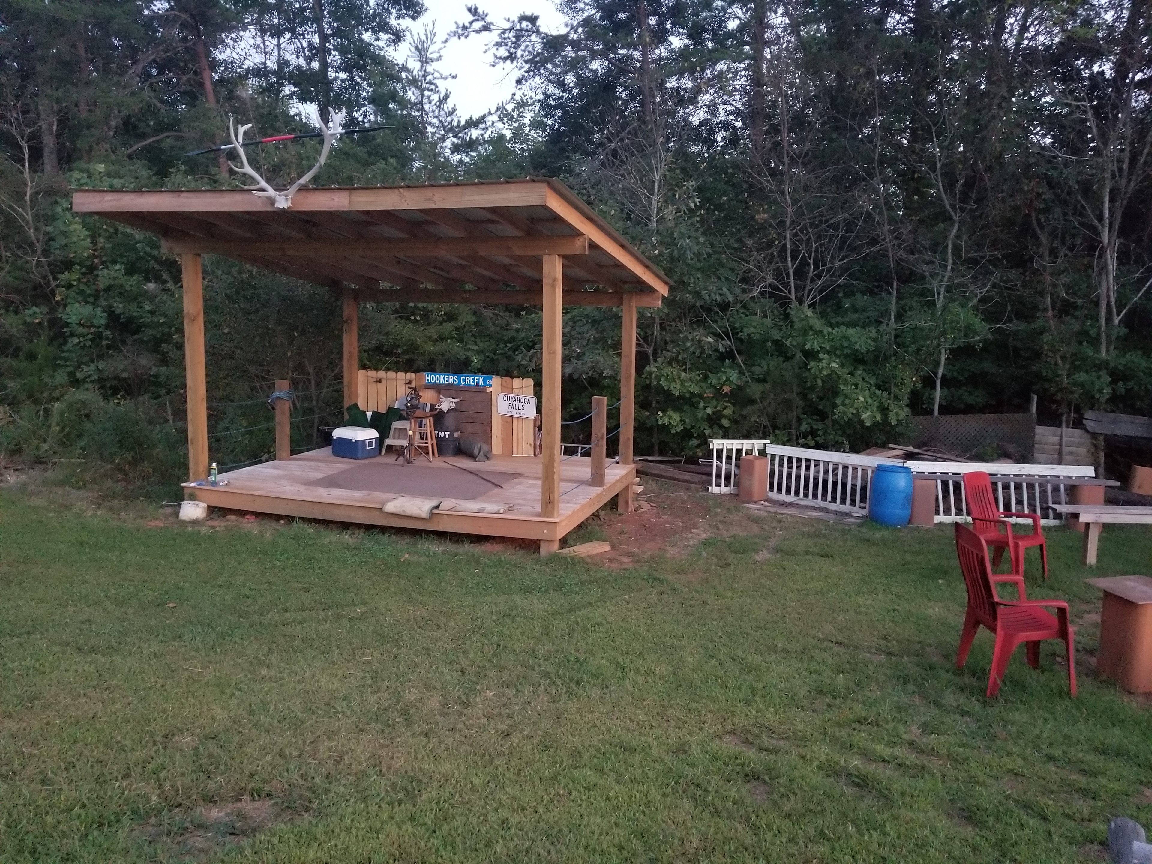 Please feel free to utilize the New stage with music, song, laughter and love.