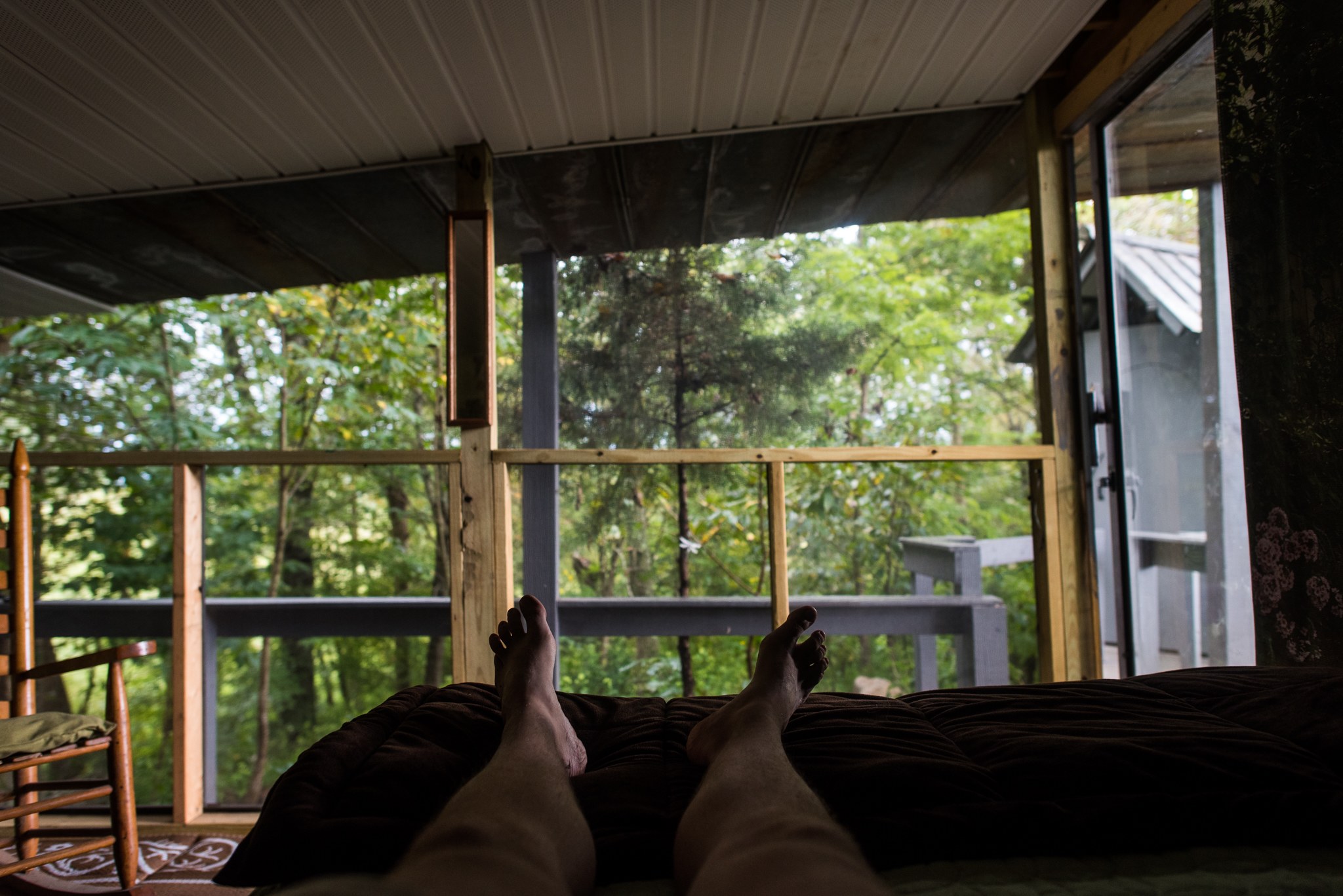 Hard to beat this view from the bed.