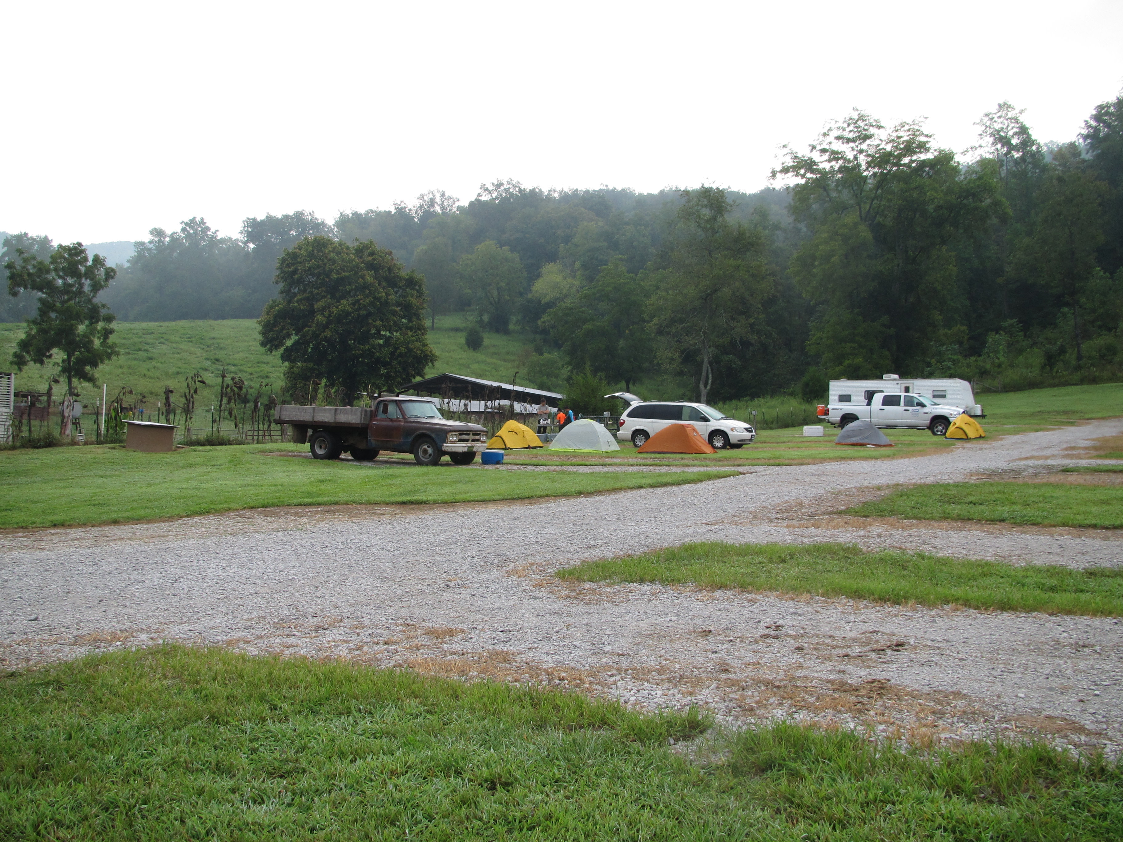 Choose where you want to tent camp.