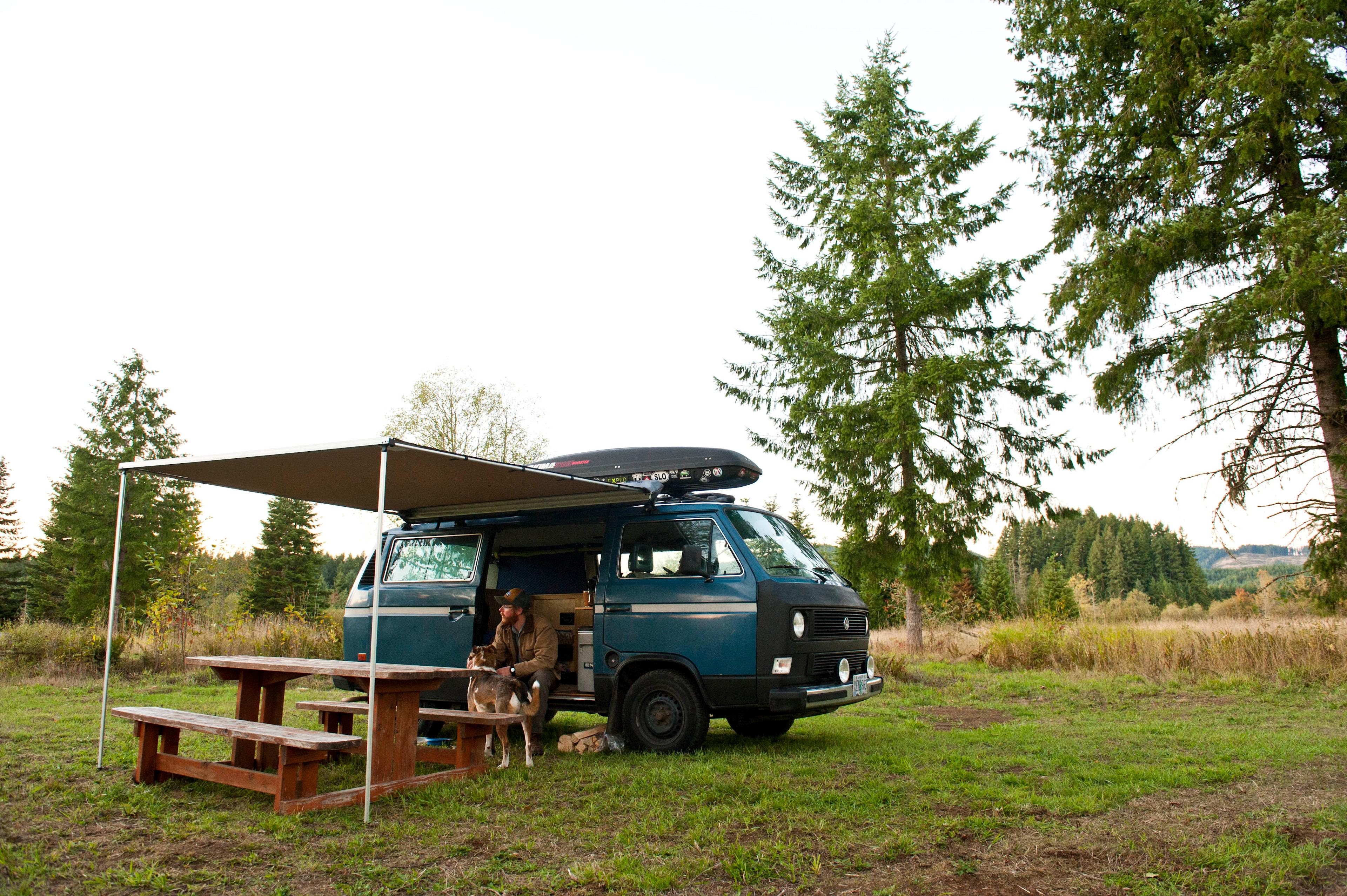 Beautiful camp areas complete with picnic tables. Some have great views of the fields.
