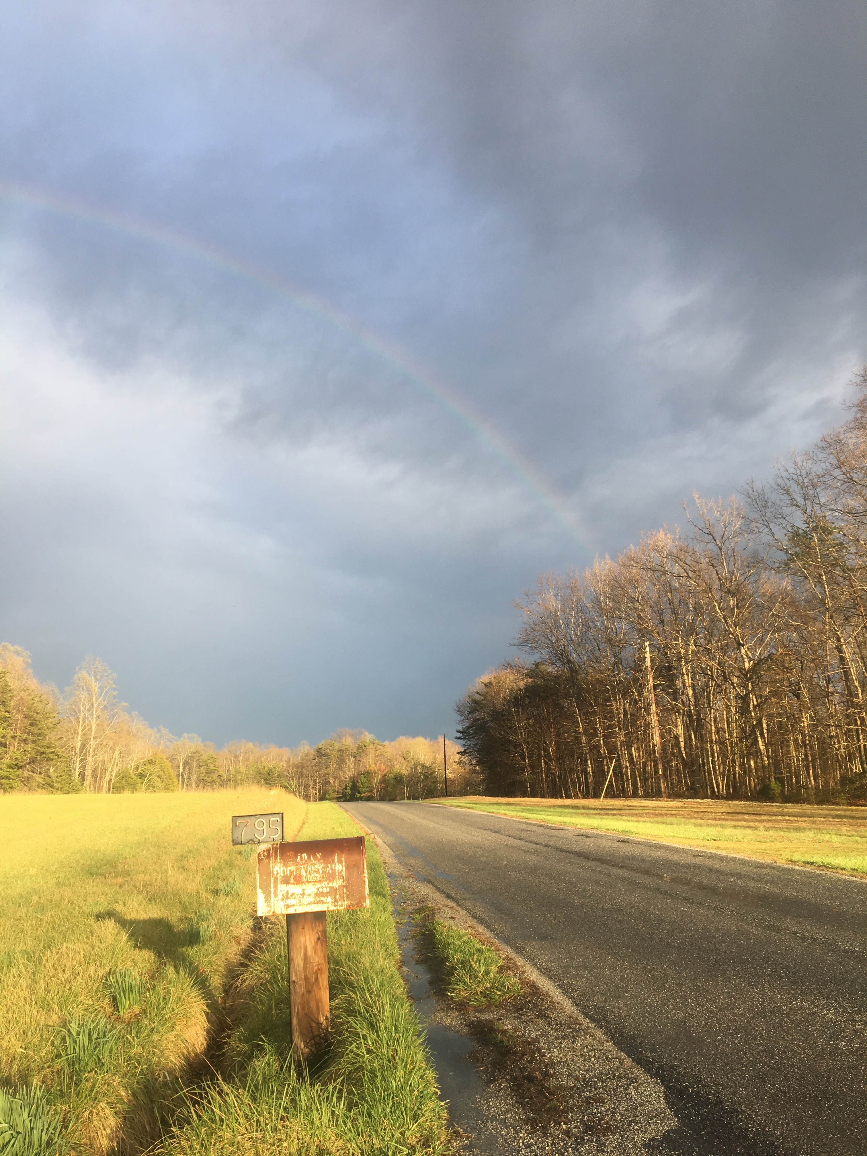 Look for the mailbox! [Tho' there aren't ALWAYS rainbows...]