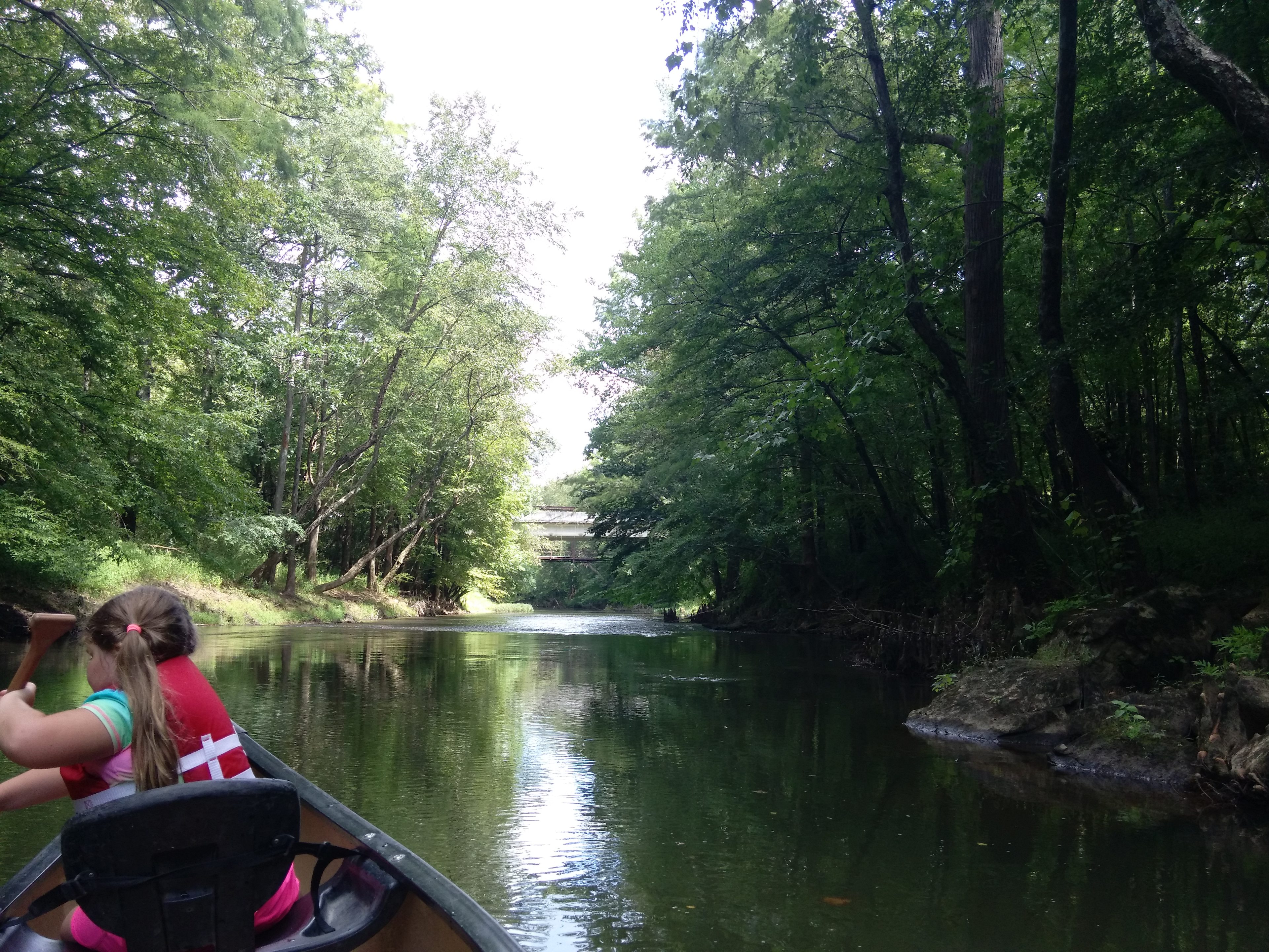 Tishomingo State Park, Canoeing on Bear Creek