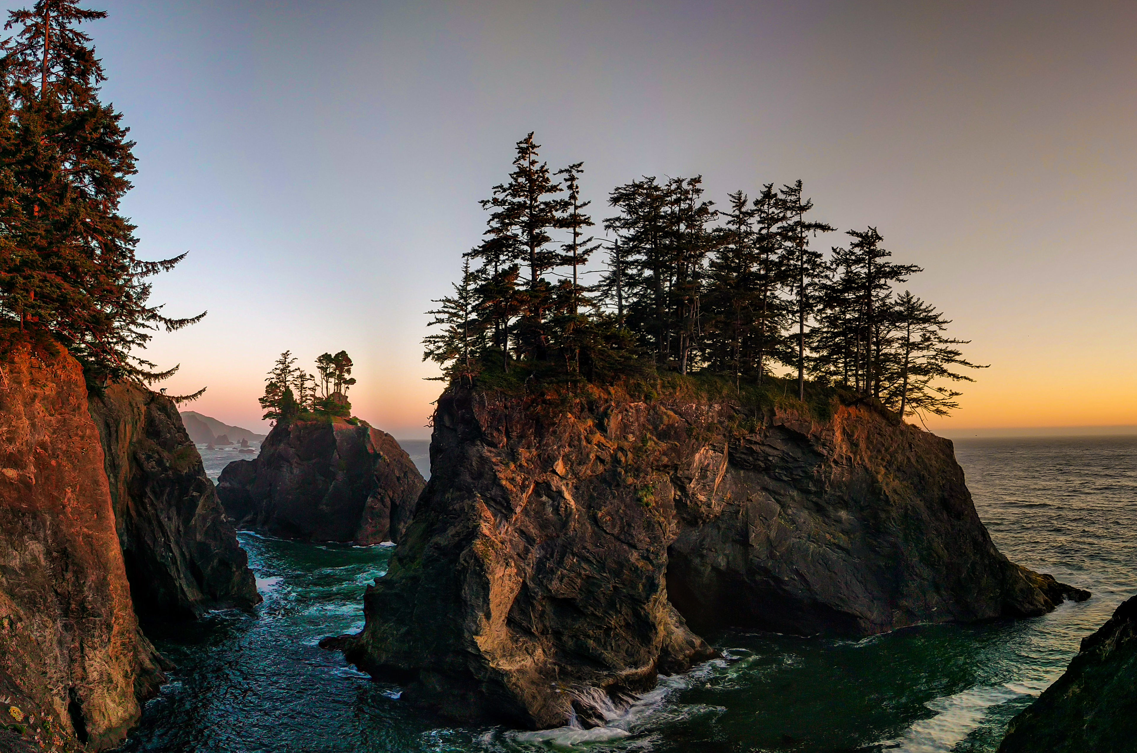 Sunset at Natural Arches