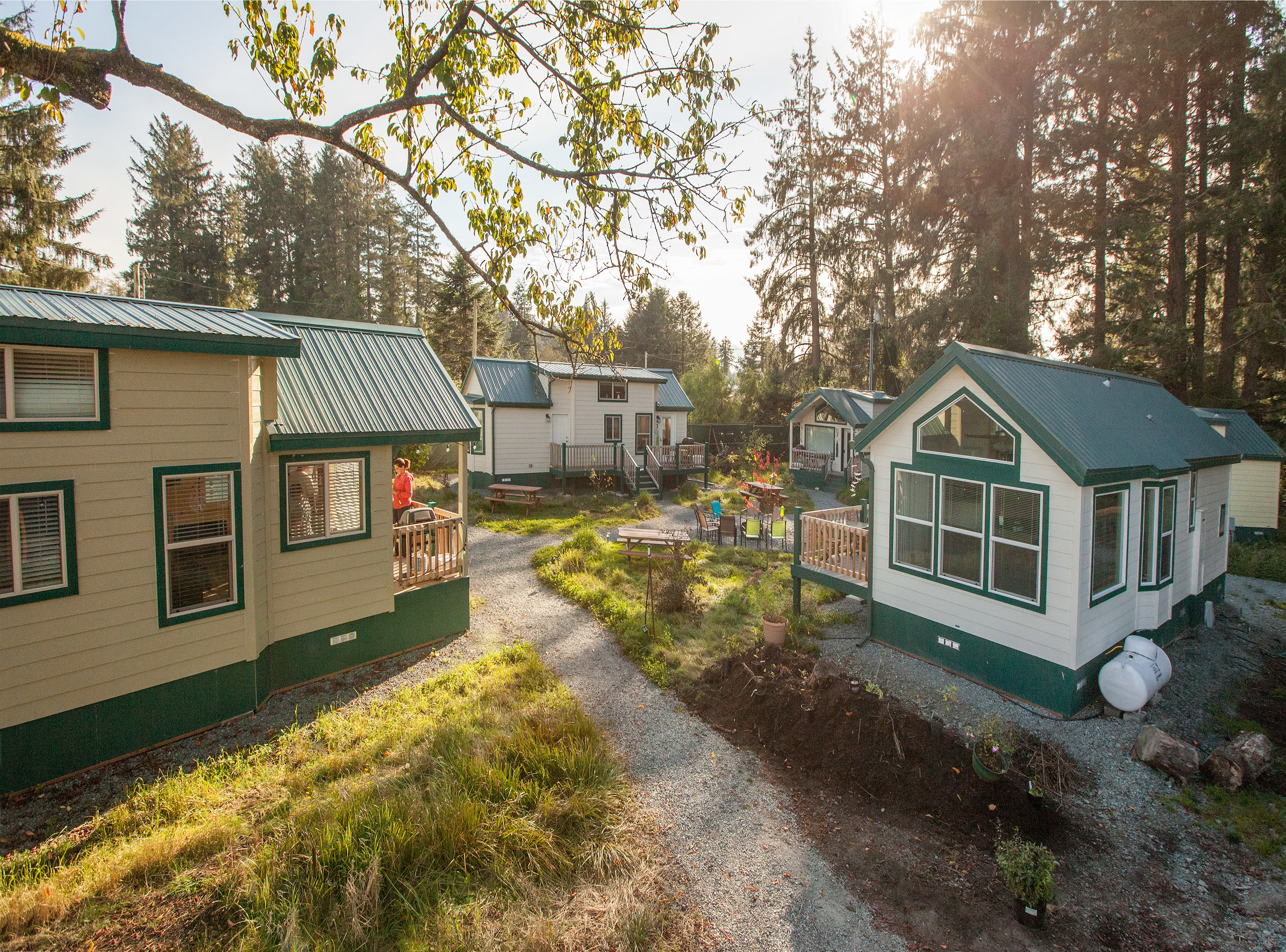 Sheltered Nook on Tillamook Bay, a Tiny Home Lodging Experience