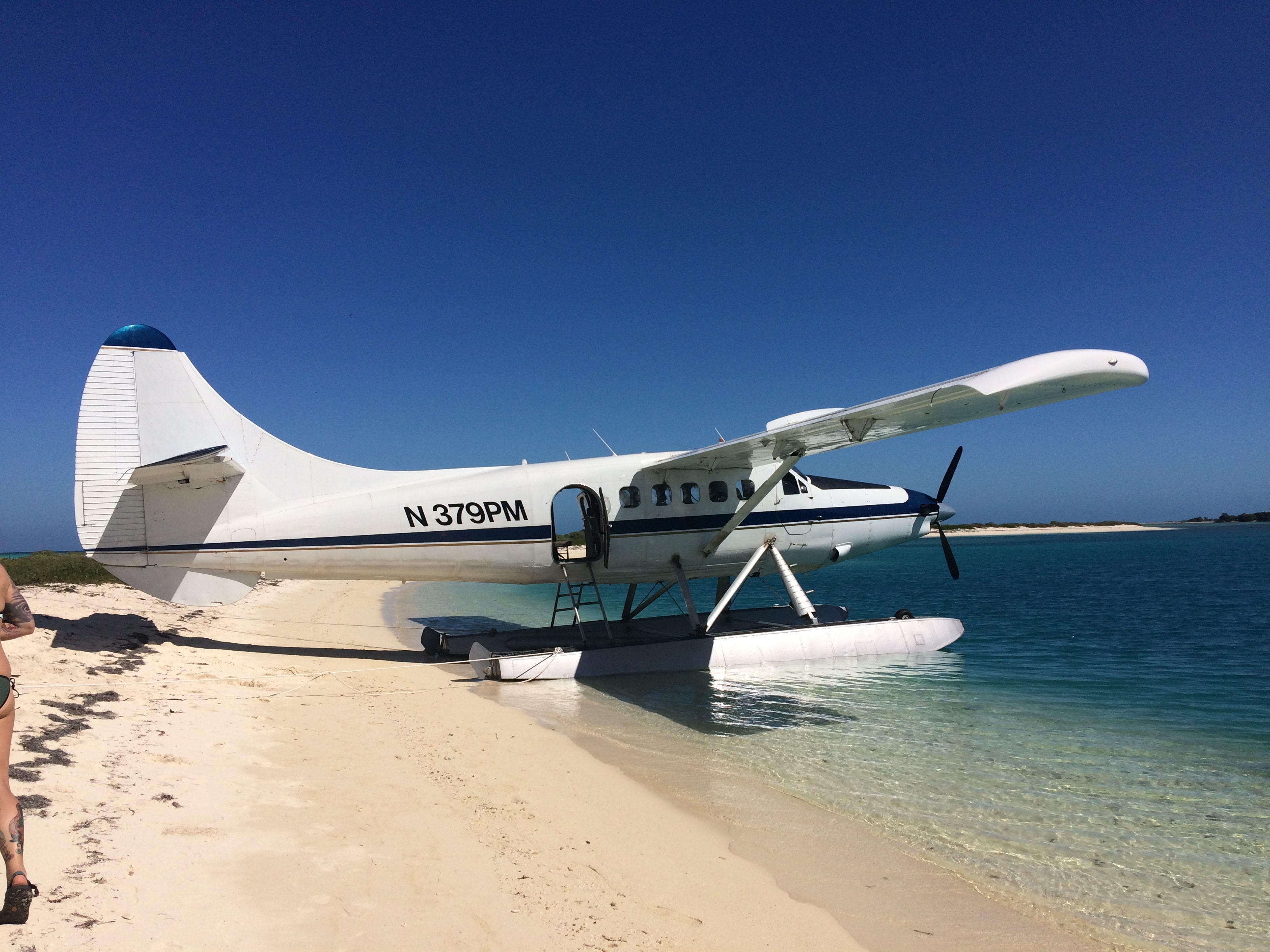 Camp is only accessible by boat or sea plane