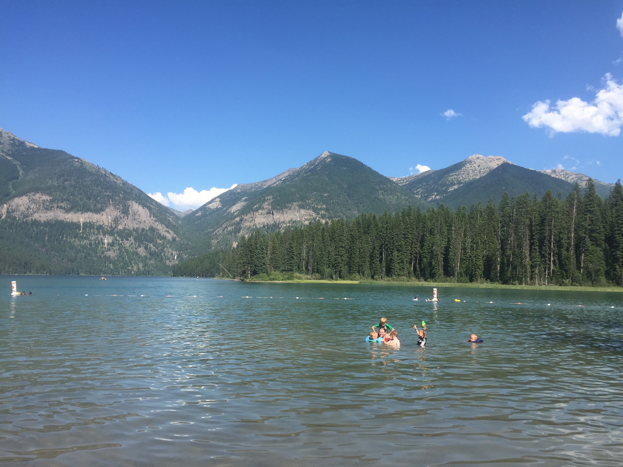 Holland Lake. About 6 miles from cabin.