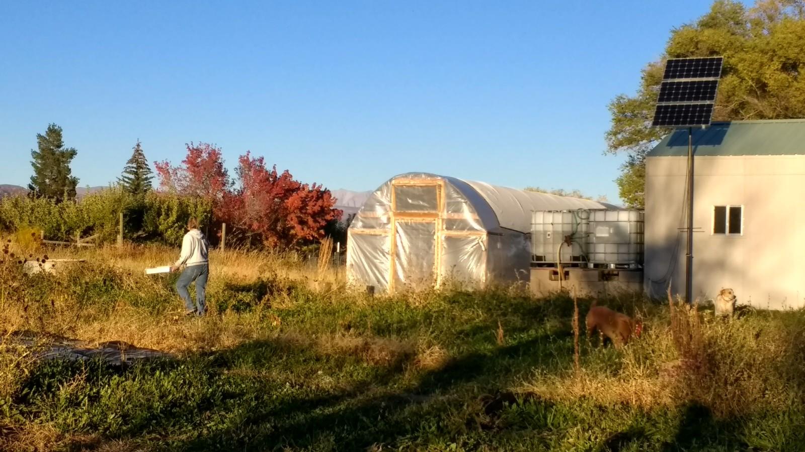 Farm in the fall.