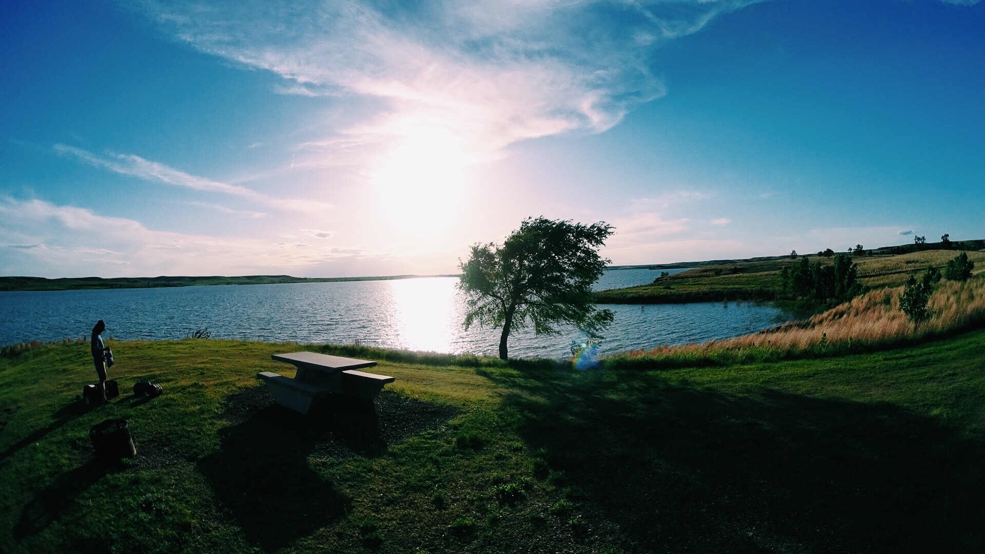 the view from our campsite was absolutely amazing 