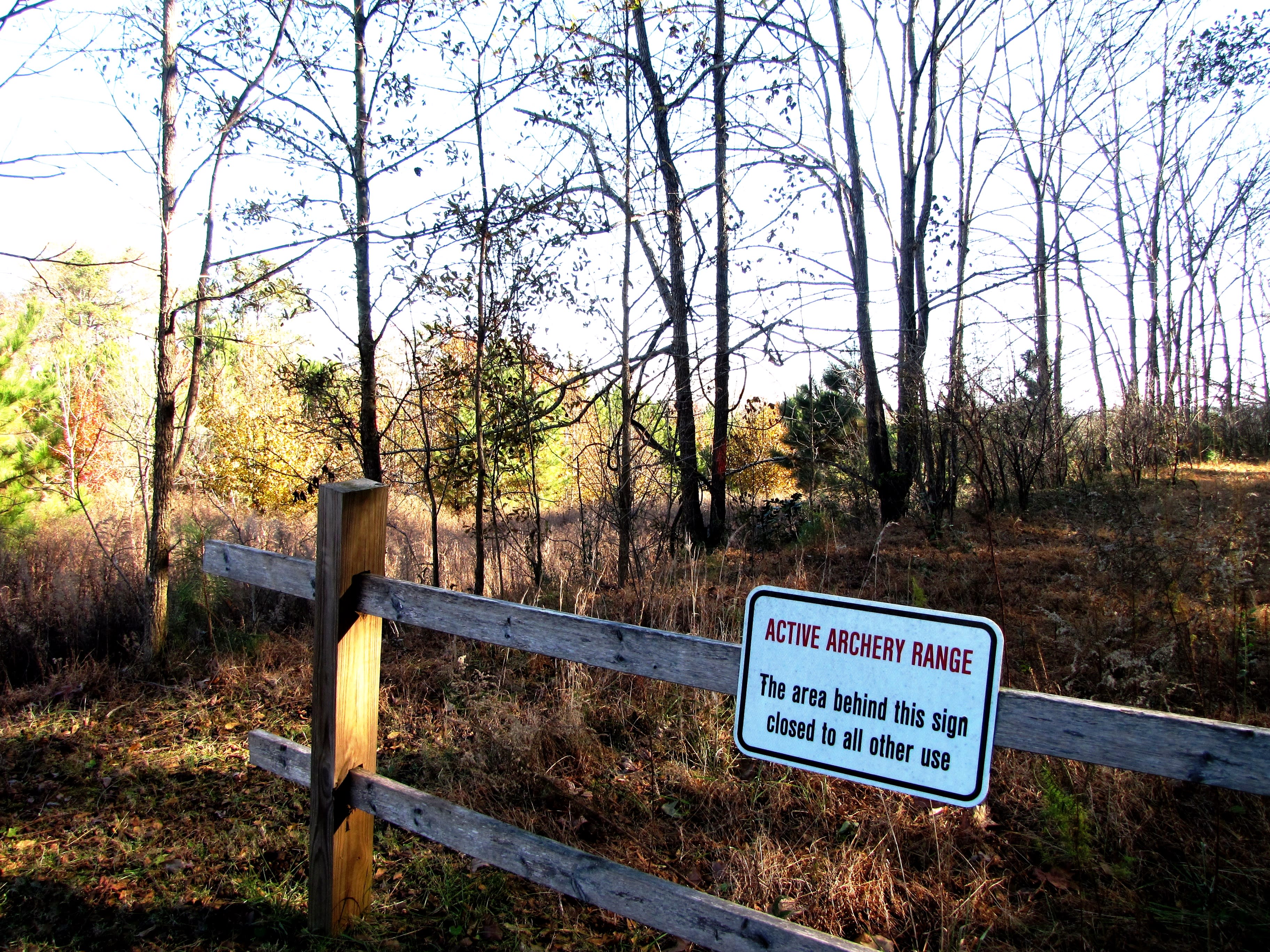 The archery range is a great way to spend an afternoon! BYOBow