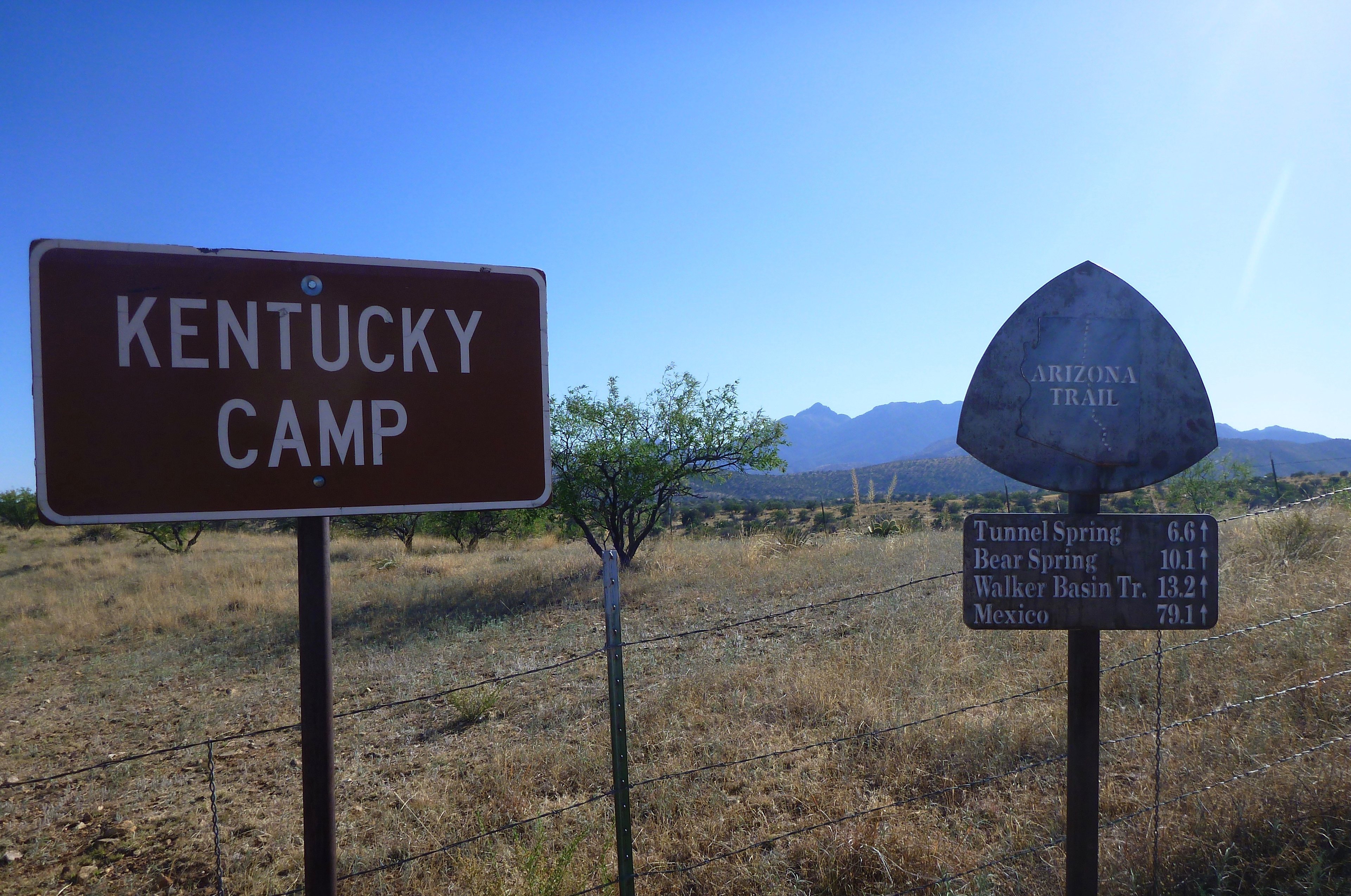 Kentucky Camp along the Arizona Trail