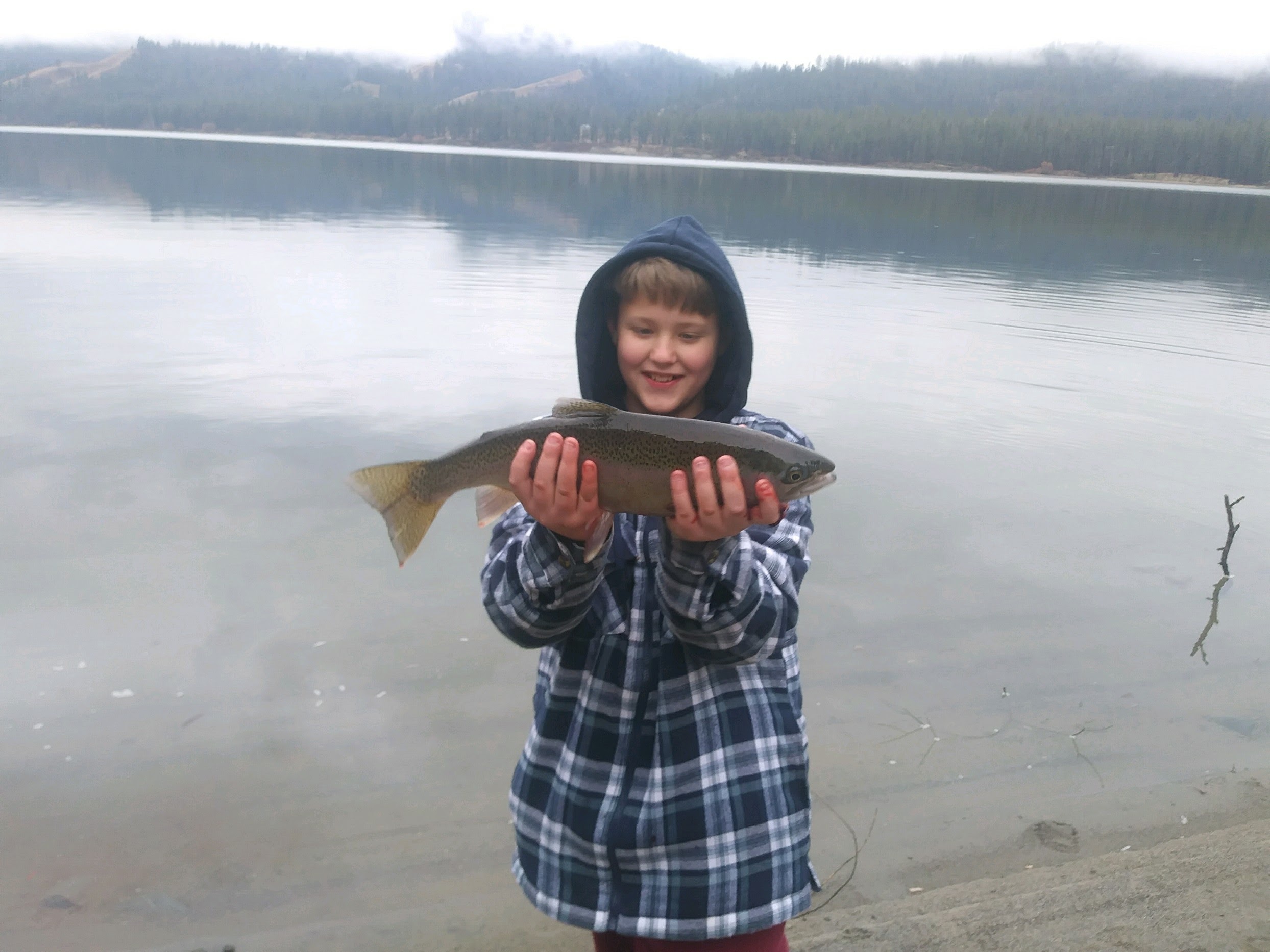 Fishing at the lake