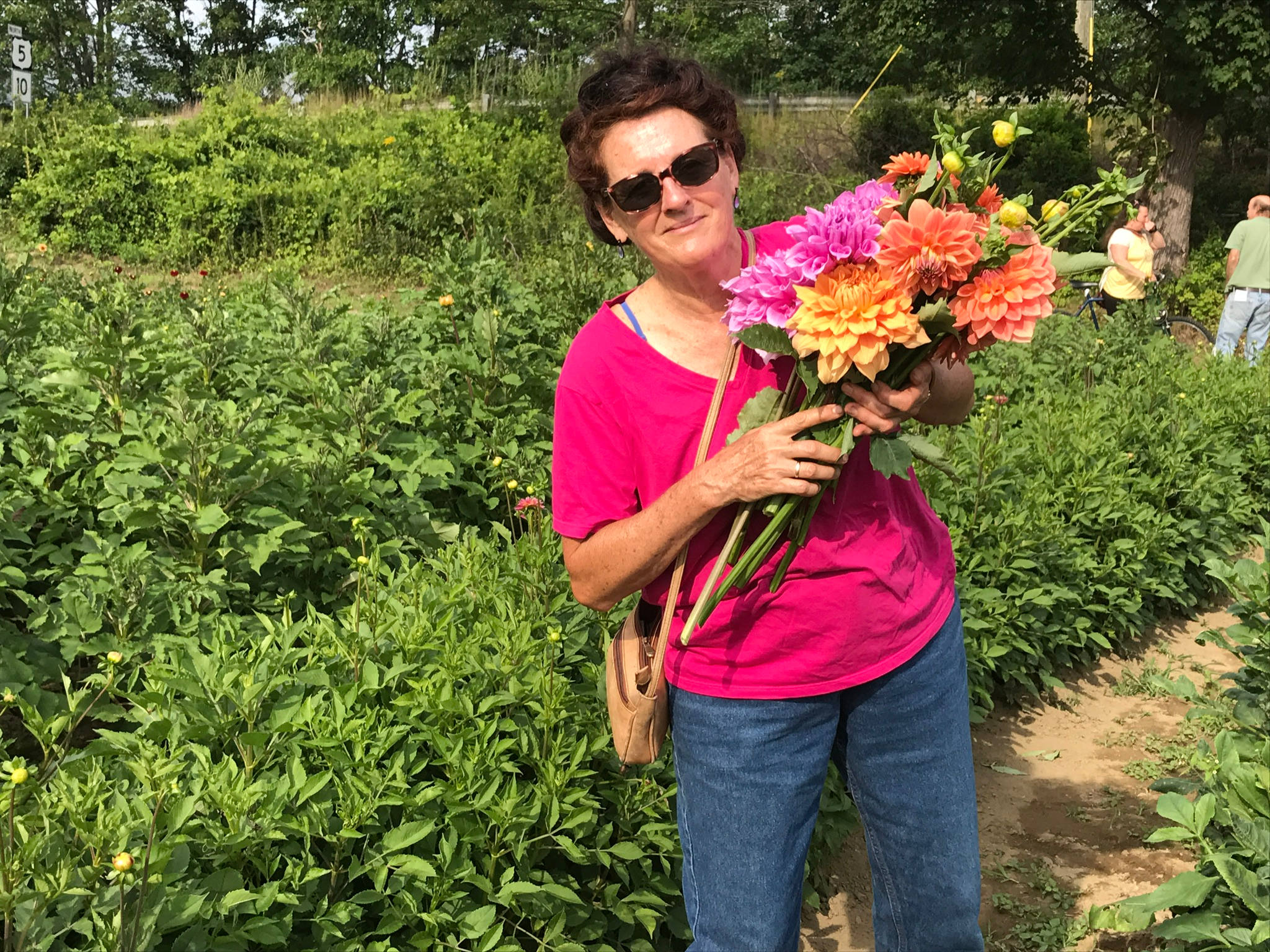 We grow cut flowers for weddings, photo ops everywhere. 