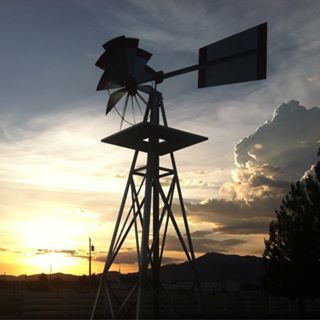 Sunsets can be spectacular at Water Rock Ranch!