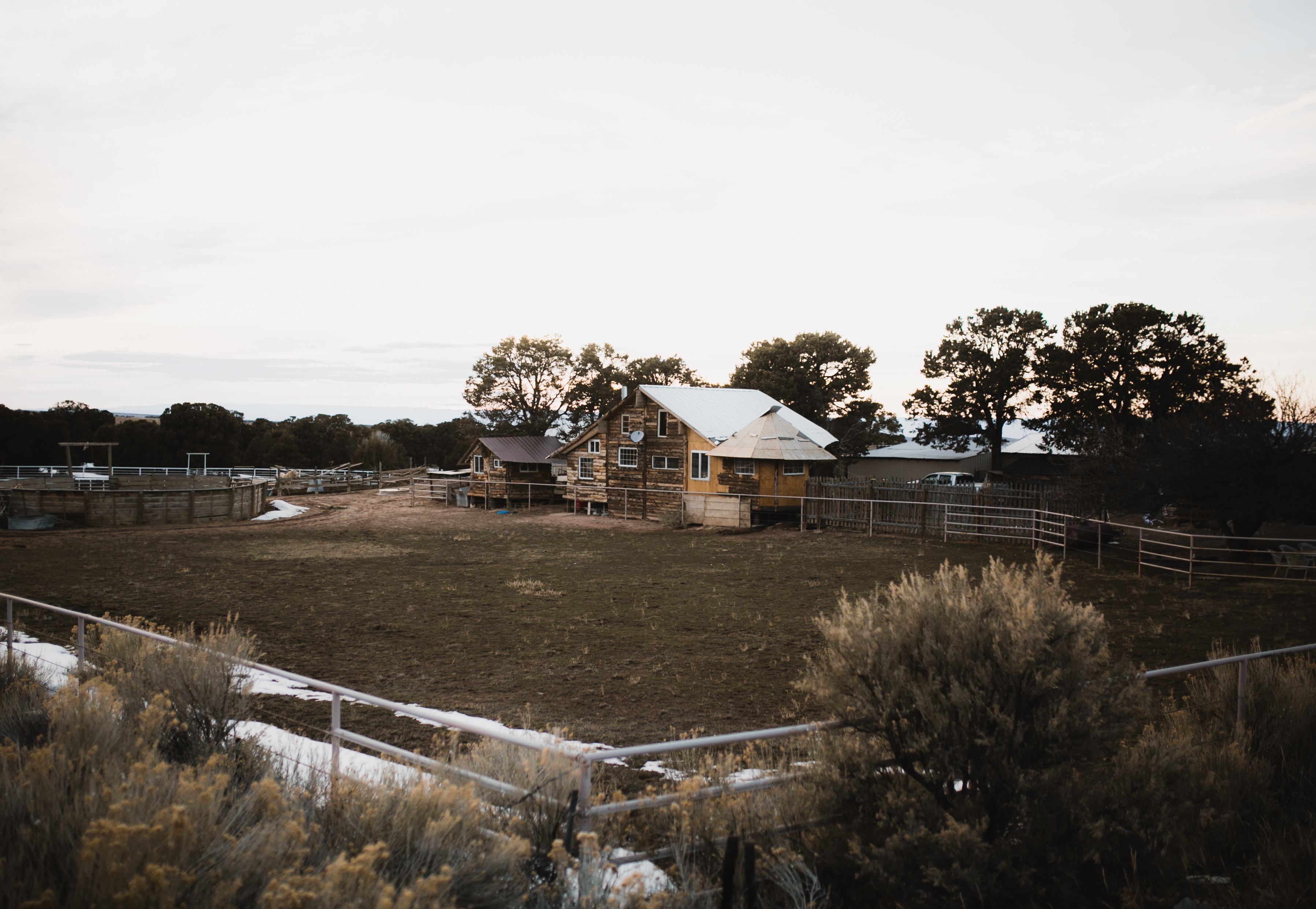 a view of the ranch from the road