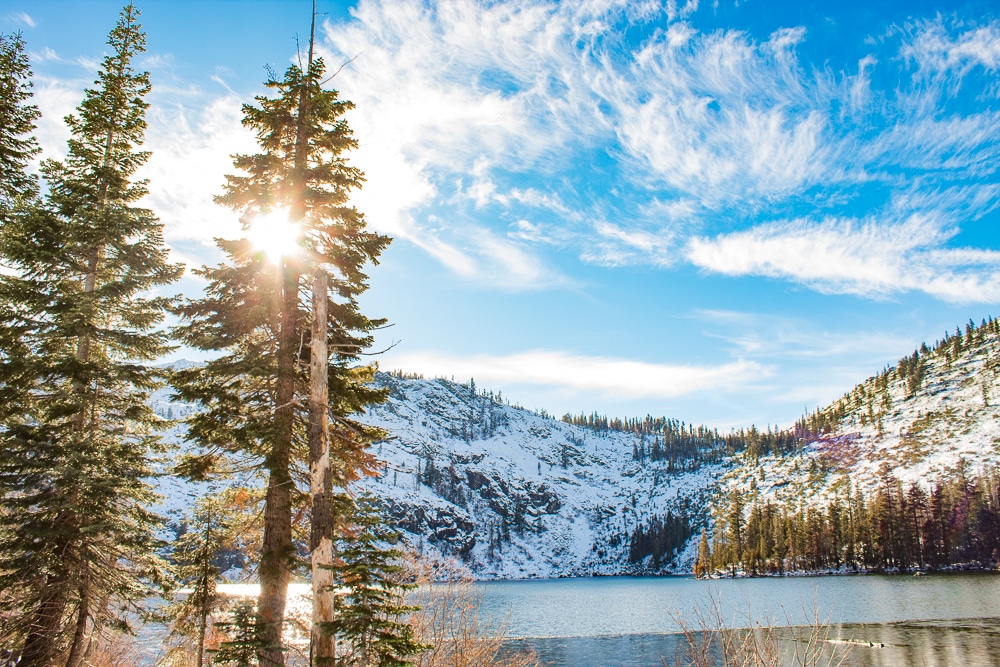 Castle Lake from camping area 
