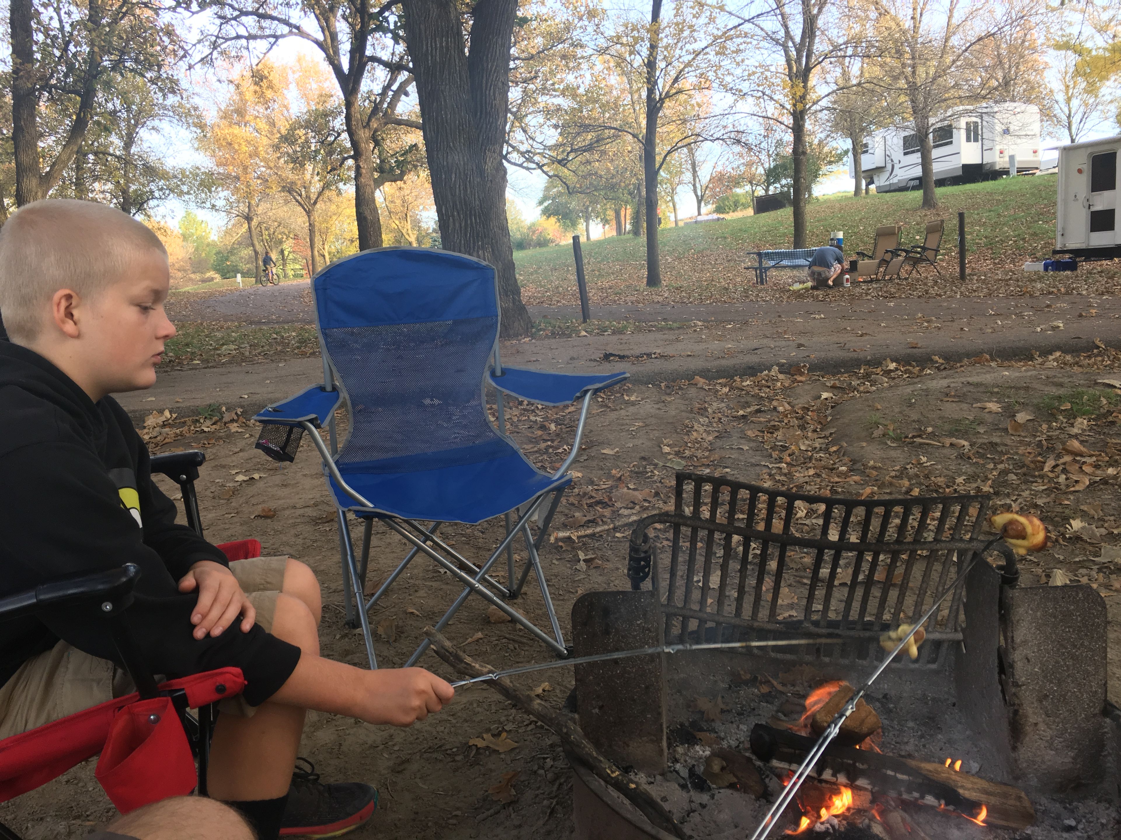 Nothing like a crisp fall Nebraska evening at Mahoney State Park. 