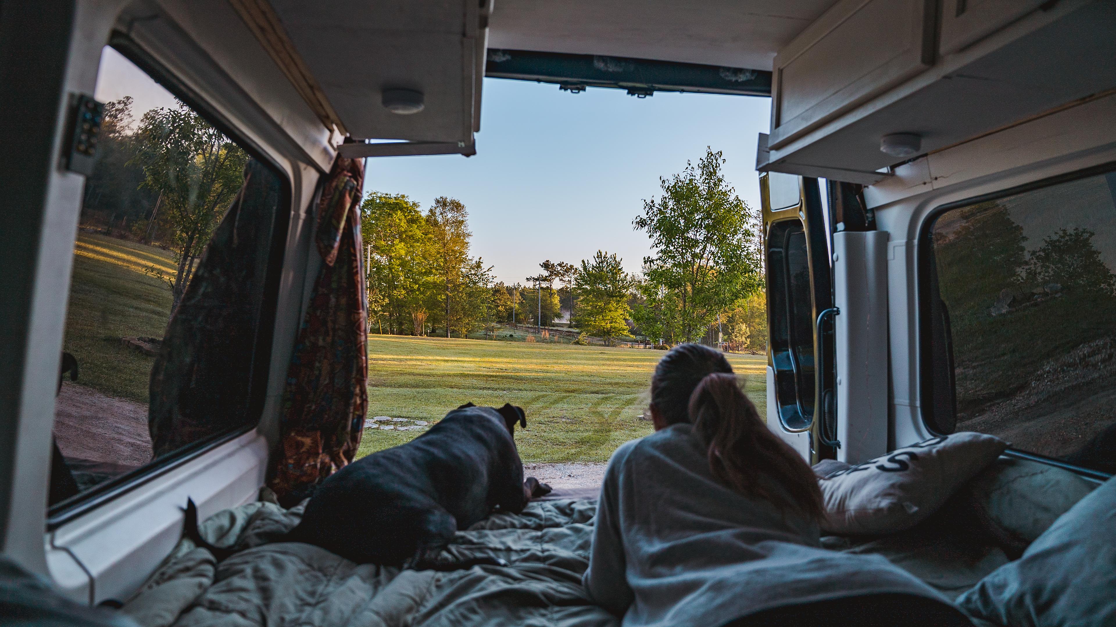 Our van views