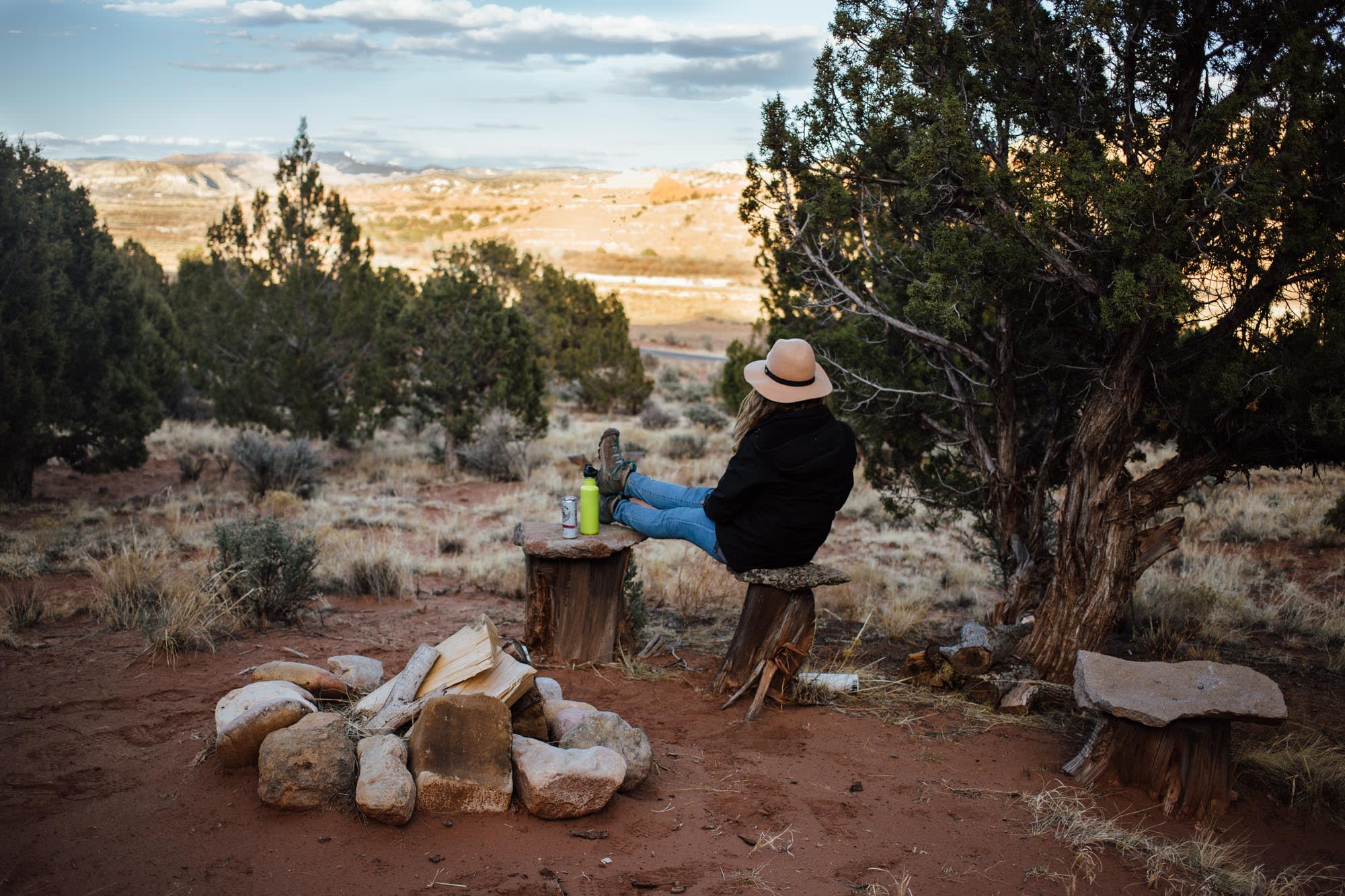A relaxing view from our campsite!