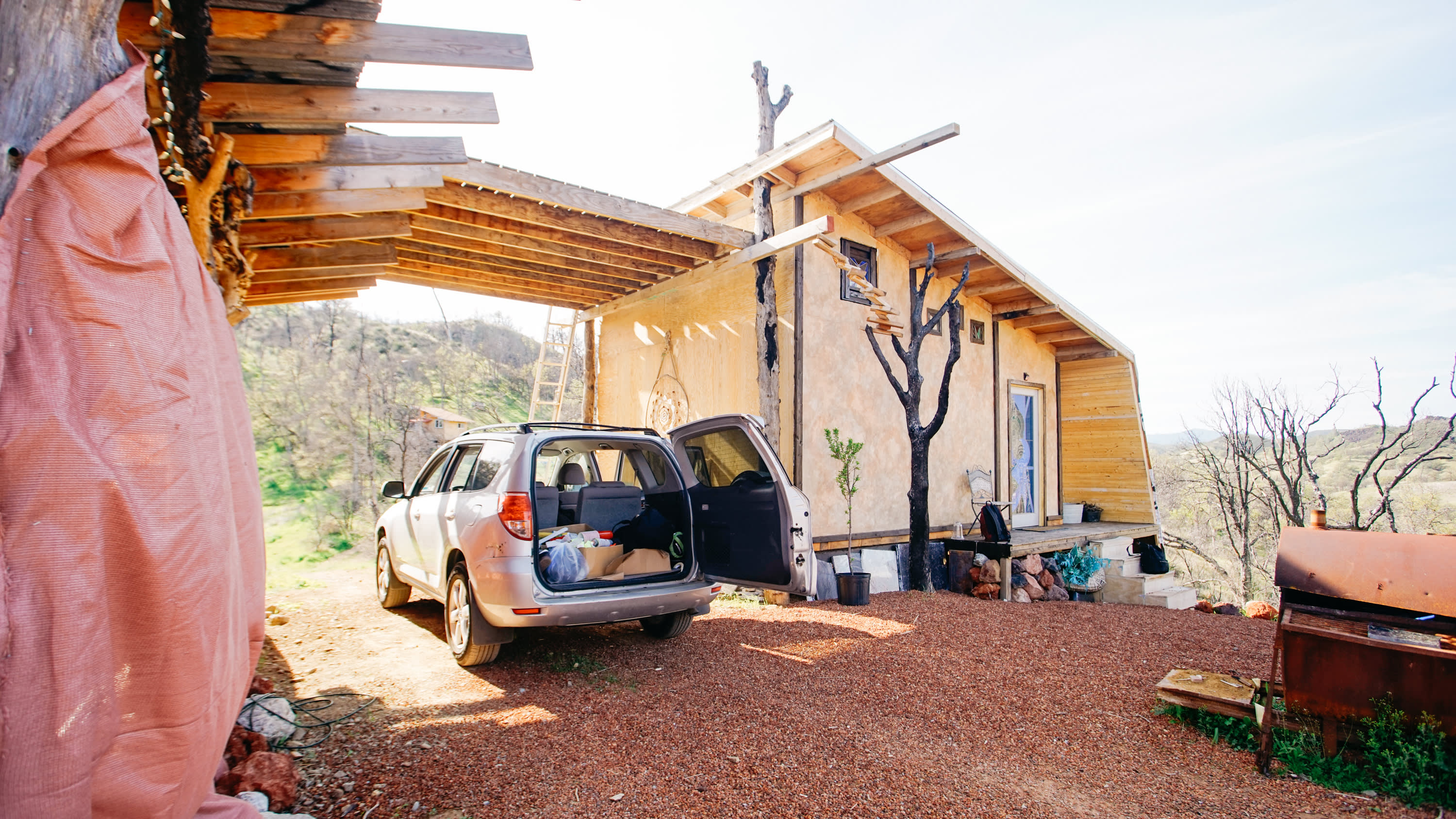 The cabin you'll be staying in