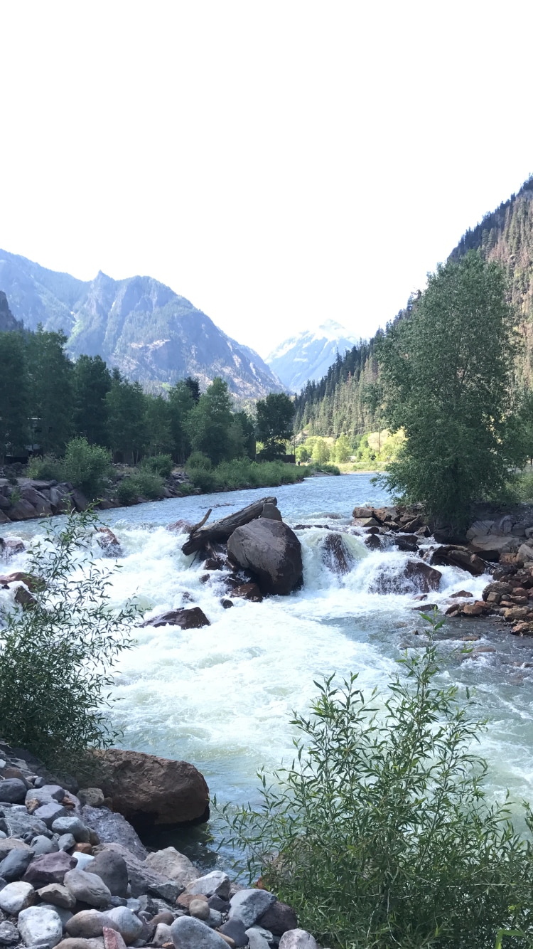 Just below the campground in Ouray. 