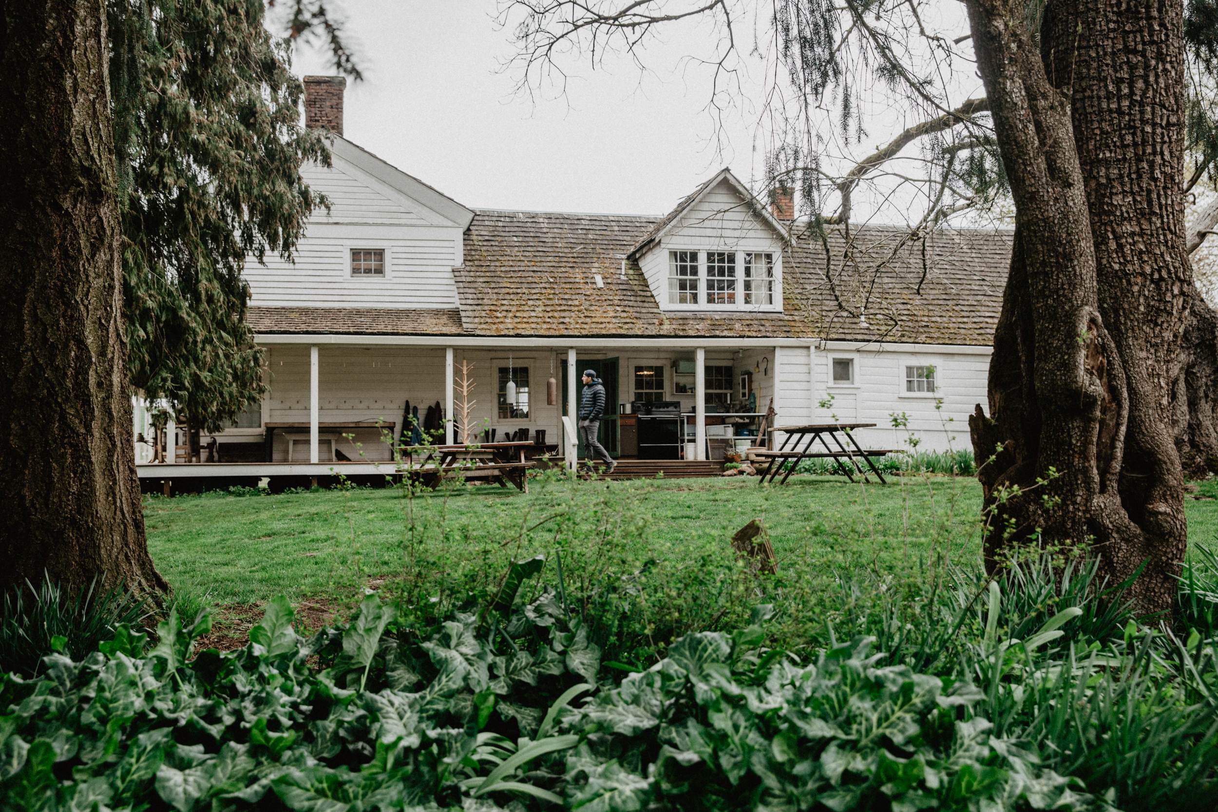 One of the houses on the property