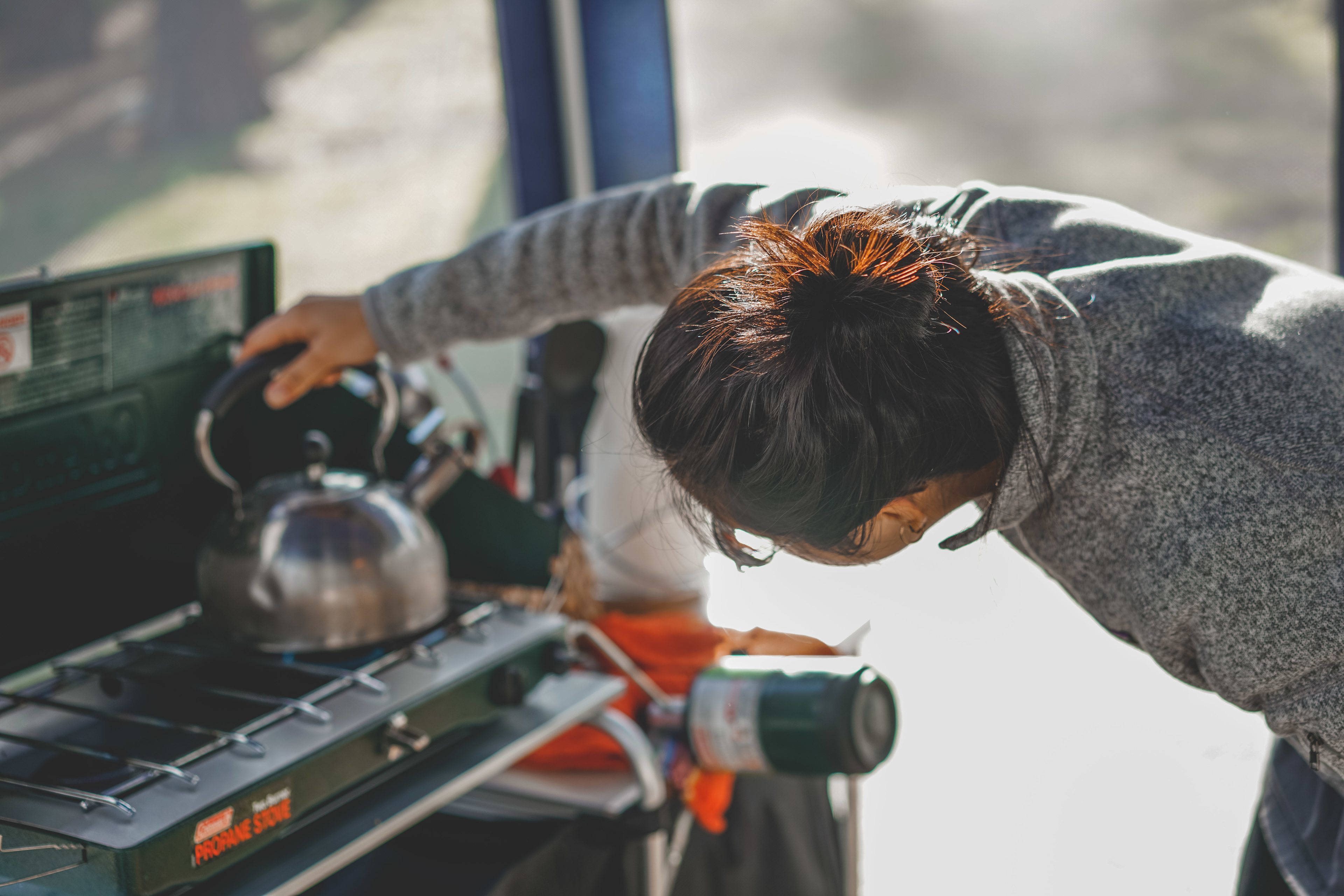 Propane provided for the full kitchen