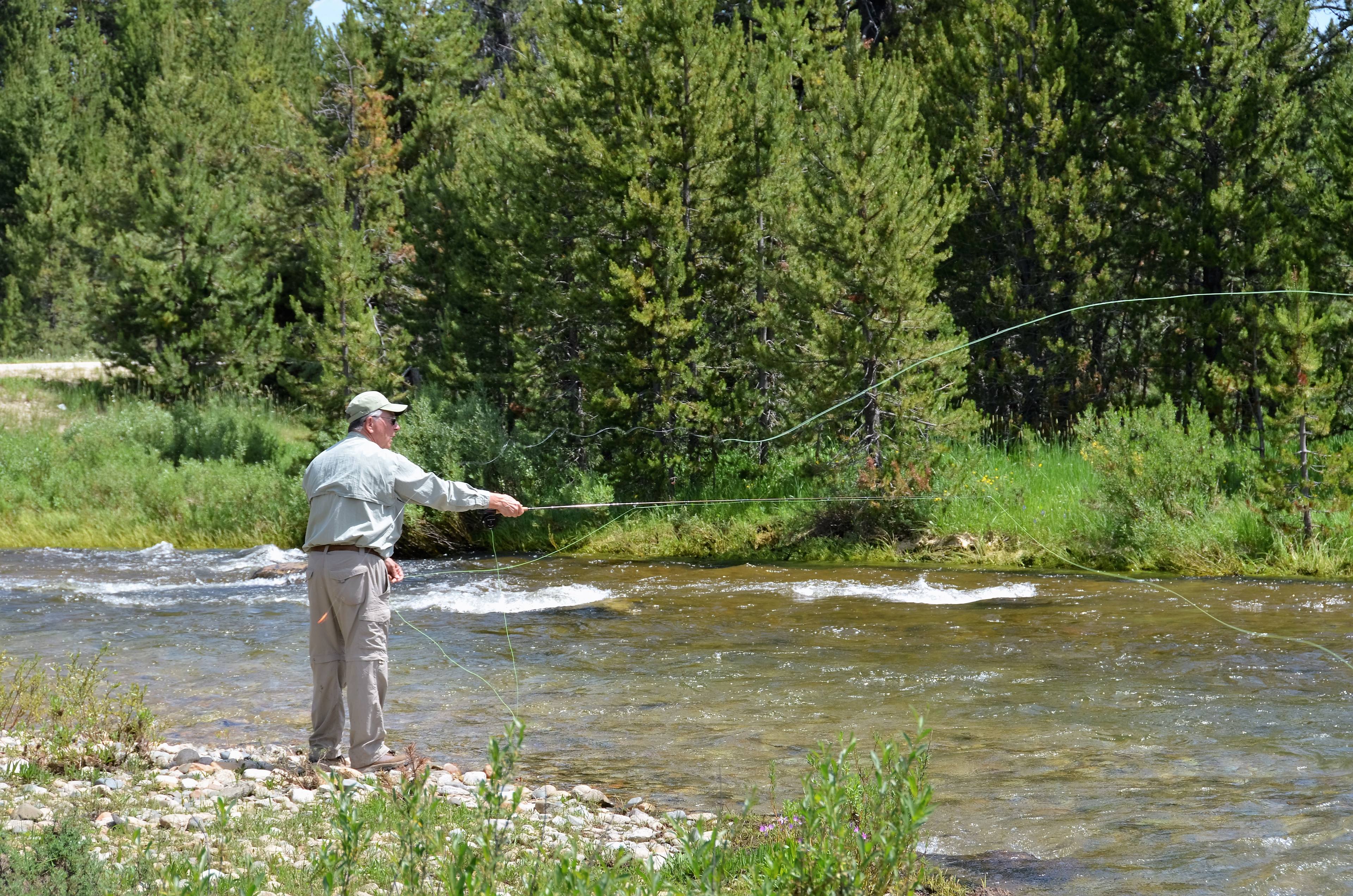 Fly fishing in Stanley