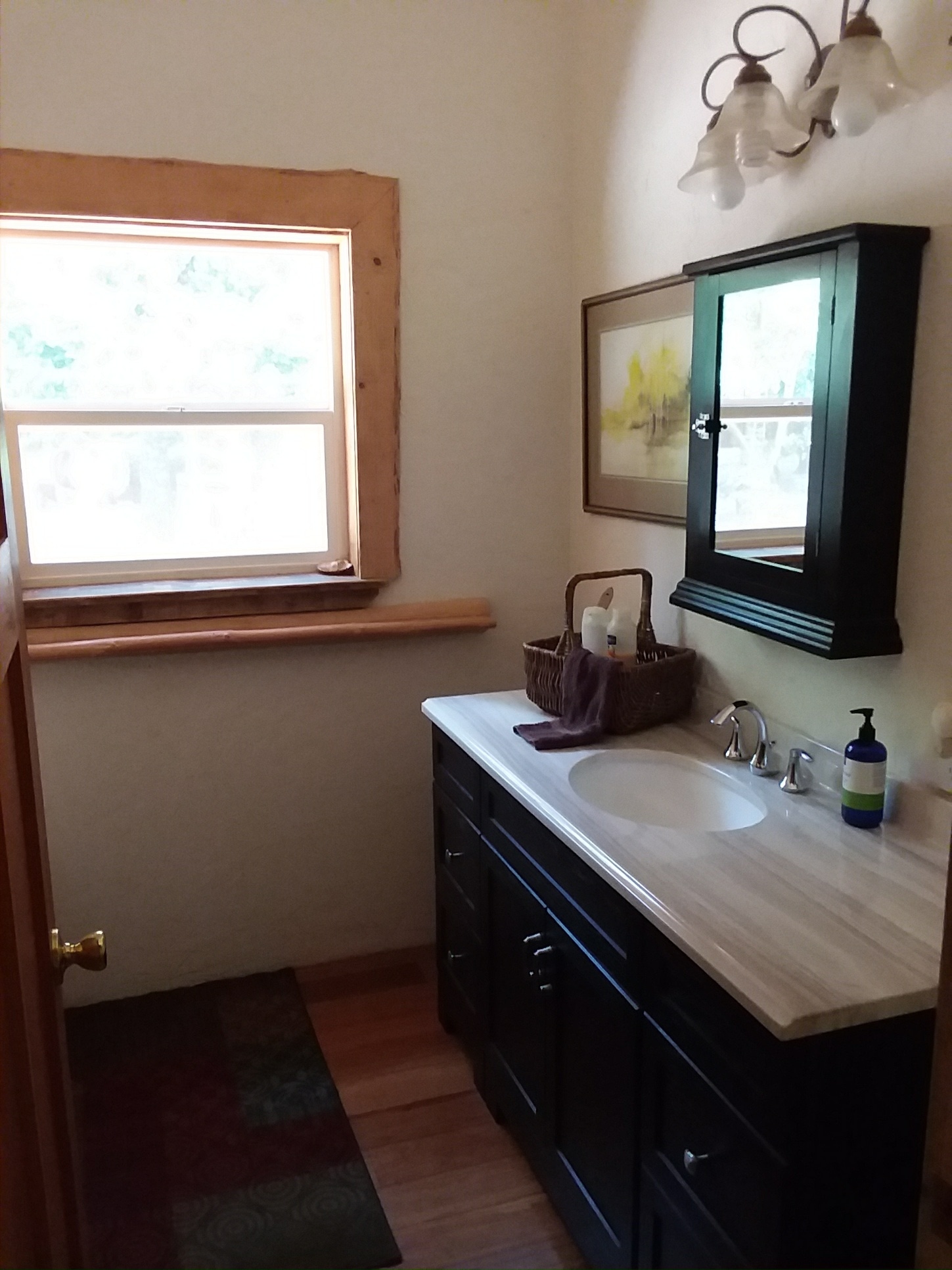 Guest Bathroom Vanity in Main House 