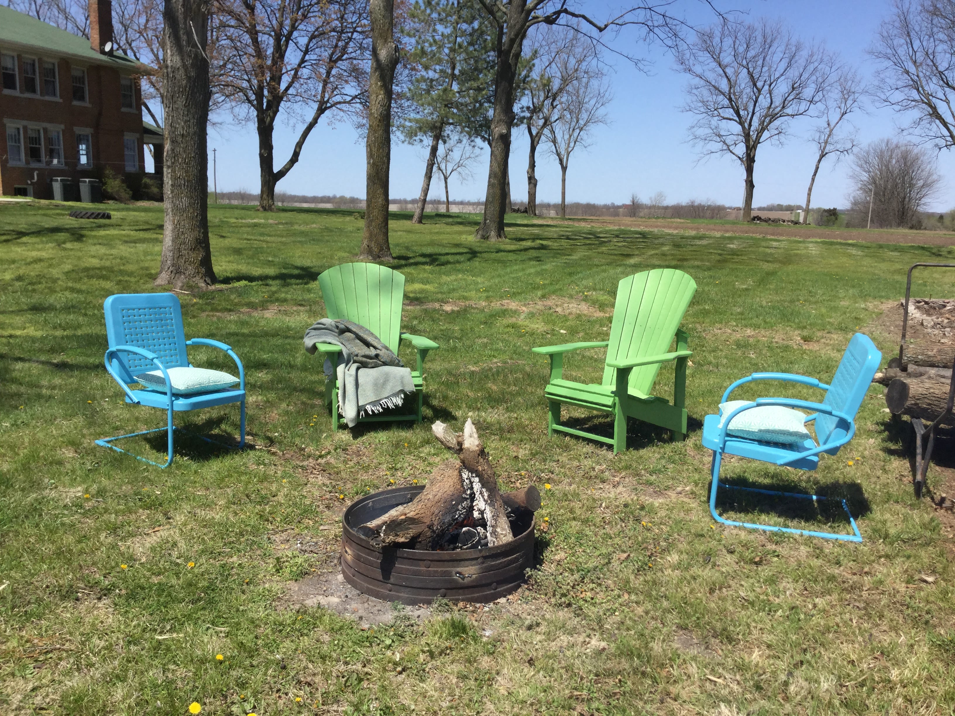 Come get cozy around a warm fire