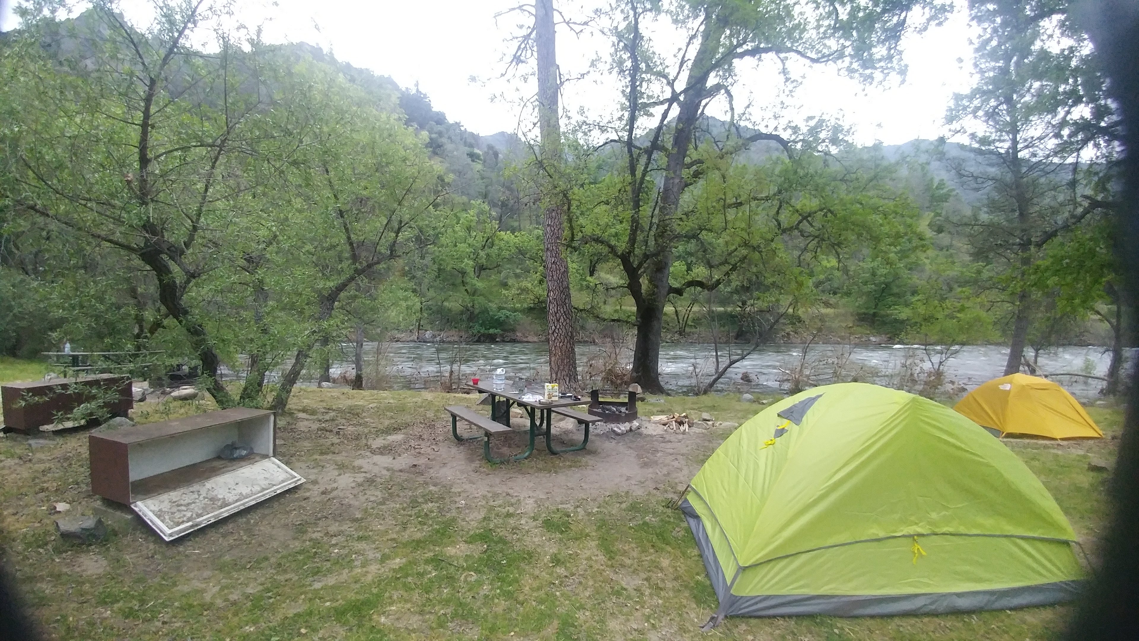 I camped out there for 4 nights with no issue and slept like a baby. The place is affordable, organized, and right next to the Merced River. It's only 20 minutes from the Yosemite National Park. There is a bubbly host if you need to check in.